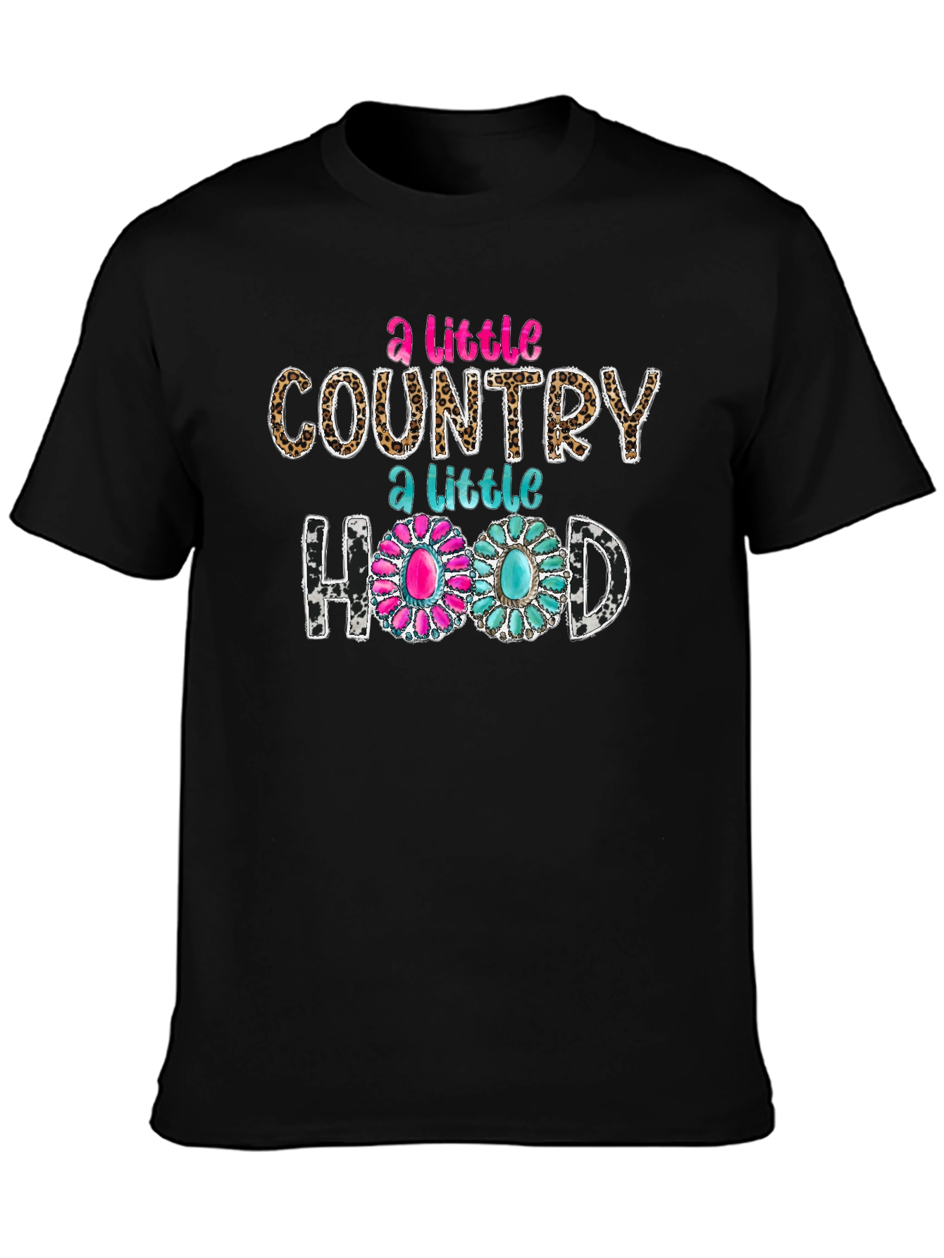 A Little Country A Little Hood Graphic Tee