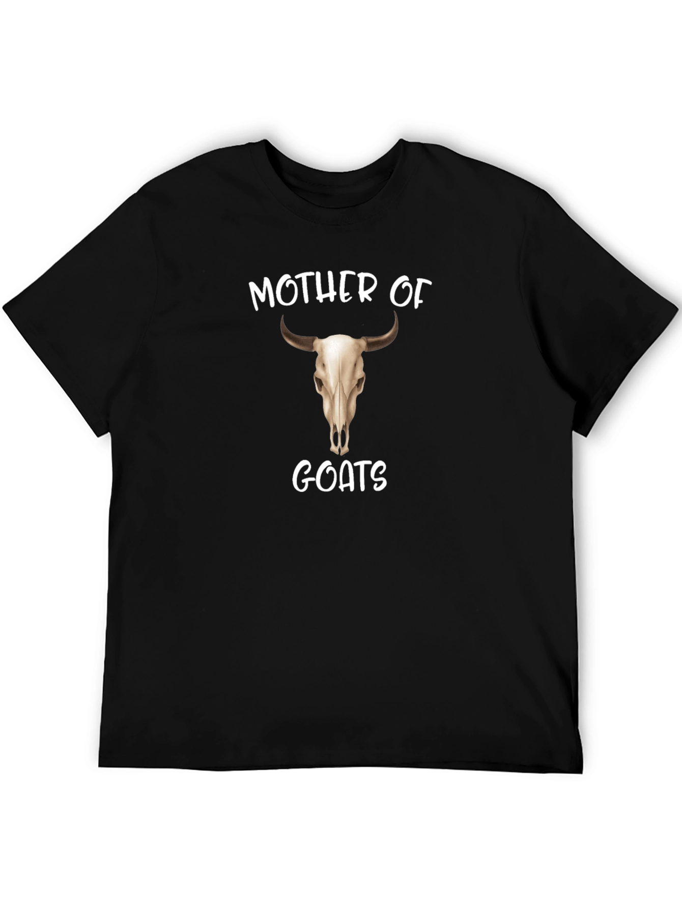 Mother of Goats Graphic Tee - Black Cotton T-Shirt