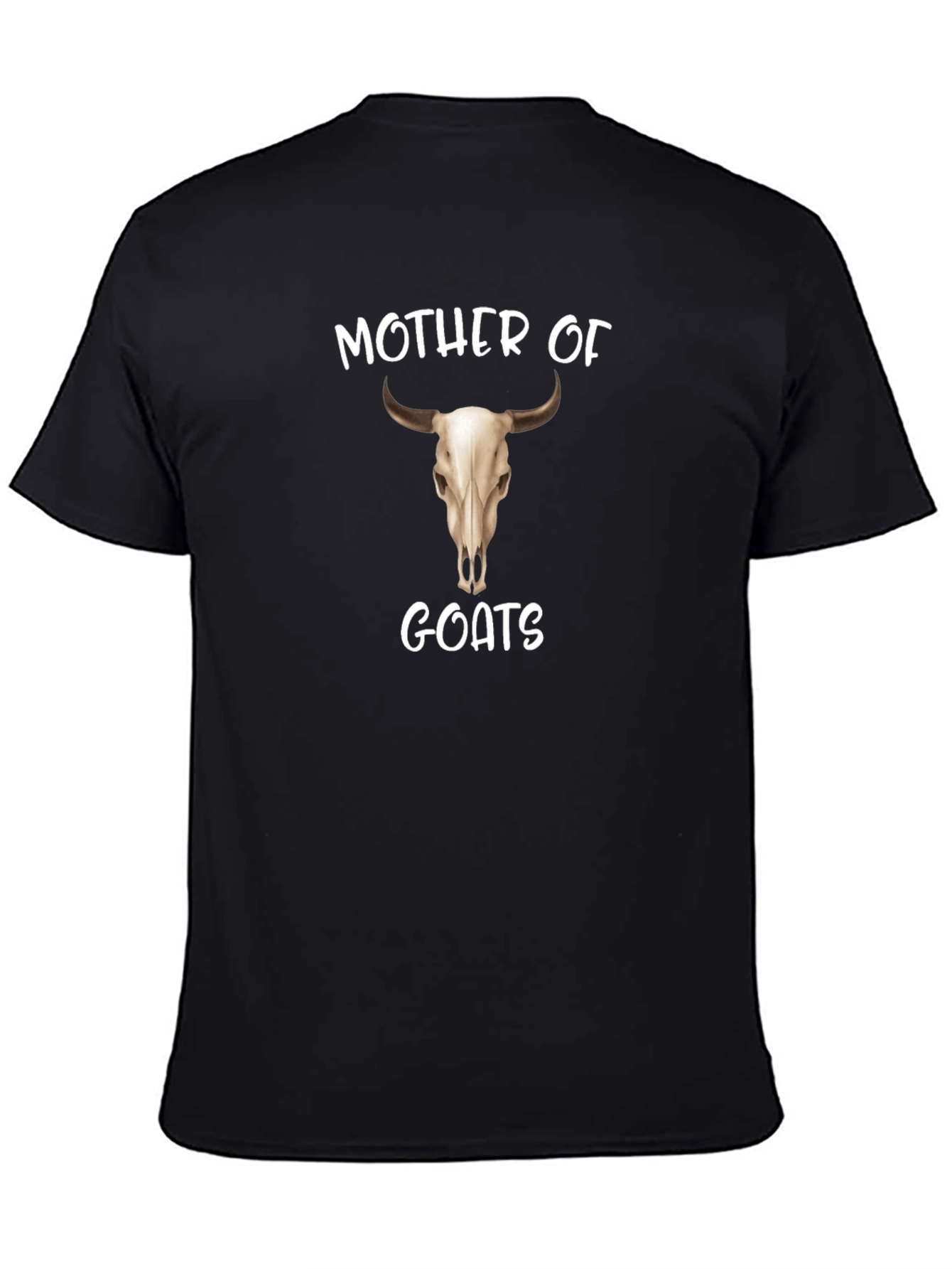 Mother of Goats Graphic Tee - Black Cotton T-Shirt