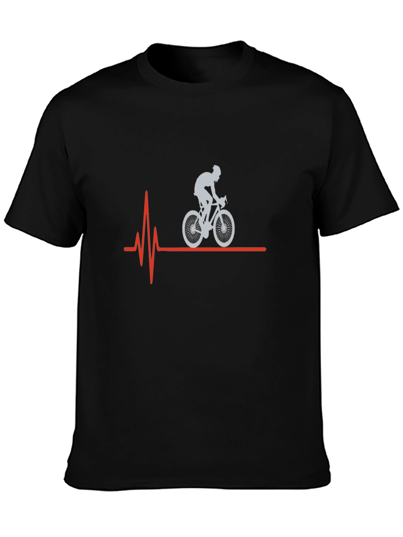 Cycling Heartbeat T-Shirt - Ride On!