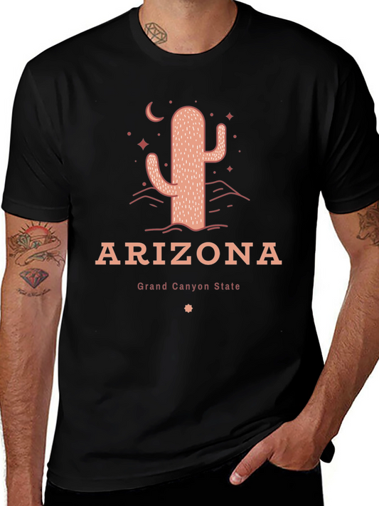 Arizona Cactus Graphic T-Shirt - Grand Canyon State