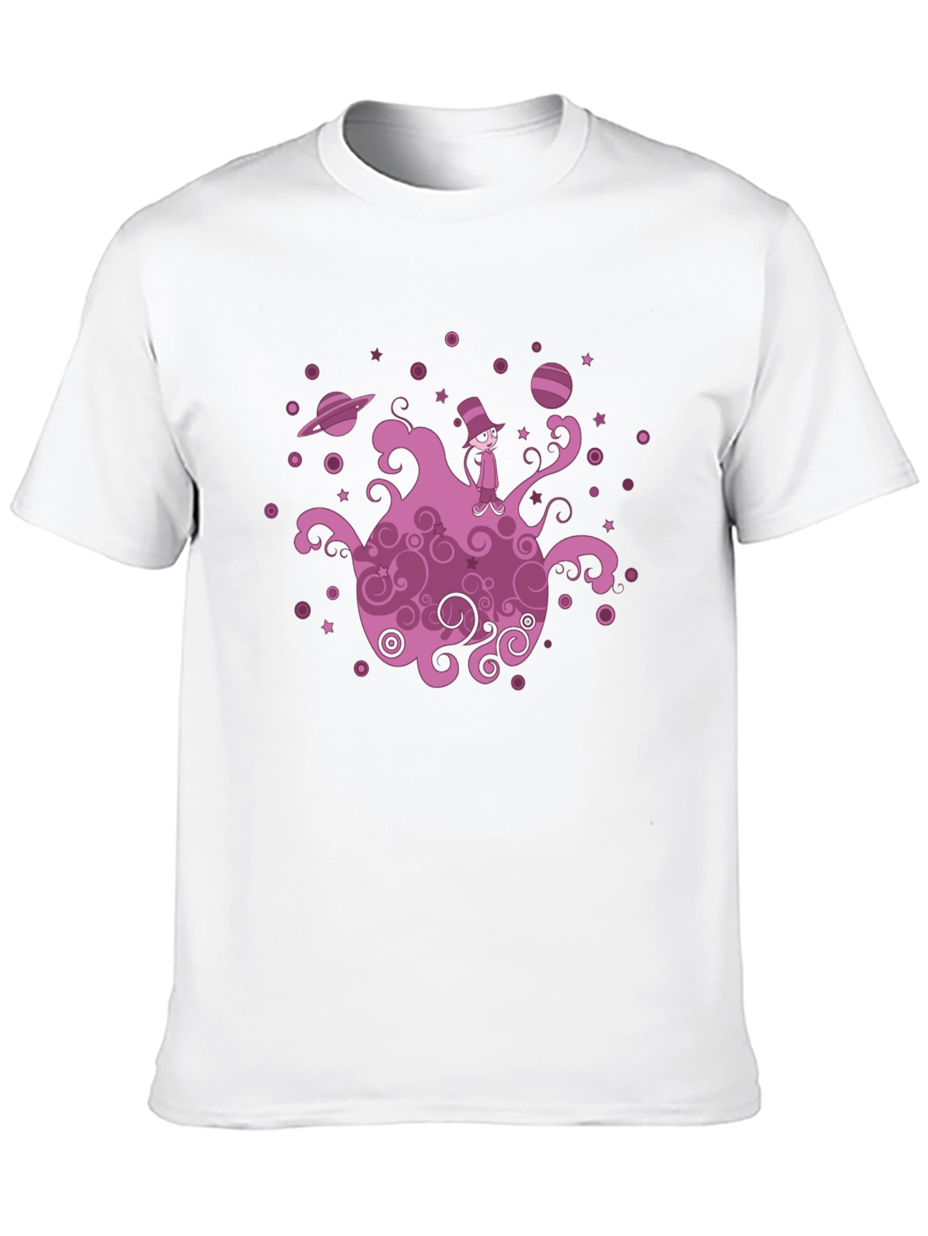 Cosmic Cat Black T-Shirt