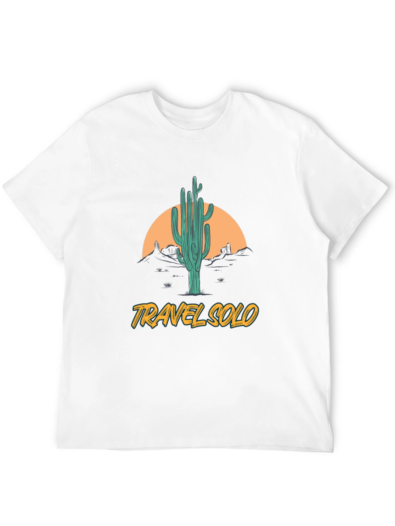 Travel Solo Desert Cactus Graphic Tee