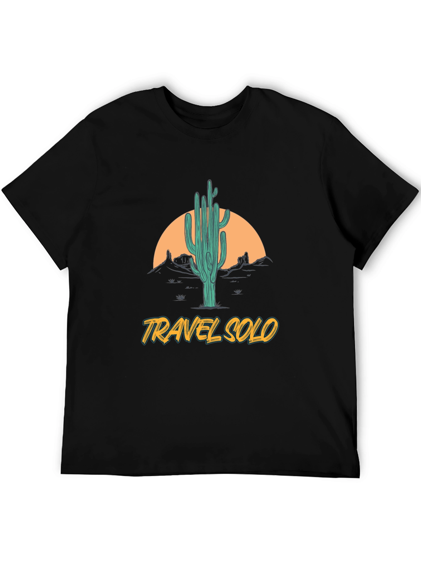 Travel Solo Desert Cactus Graphic Tee