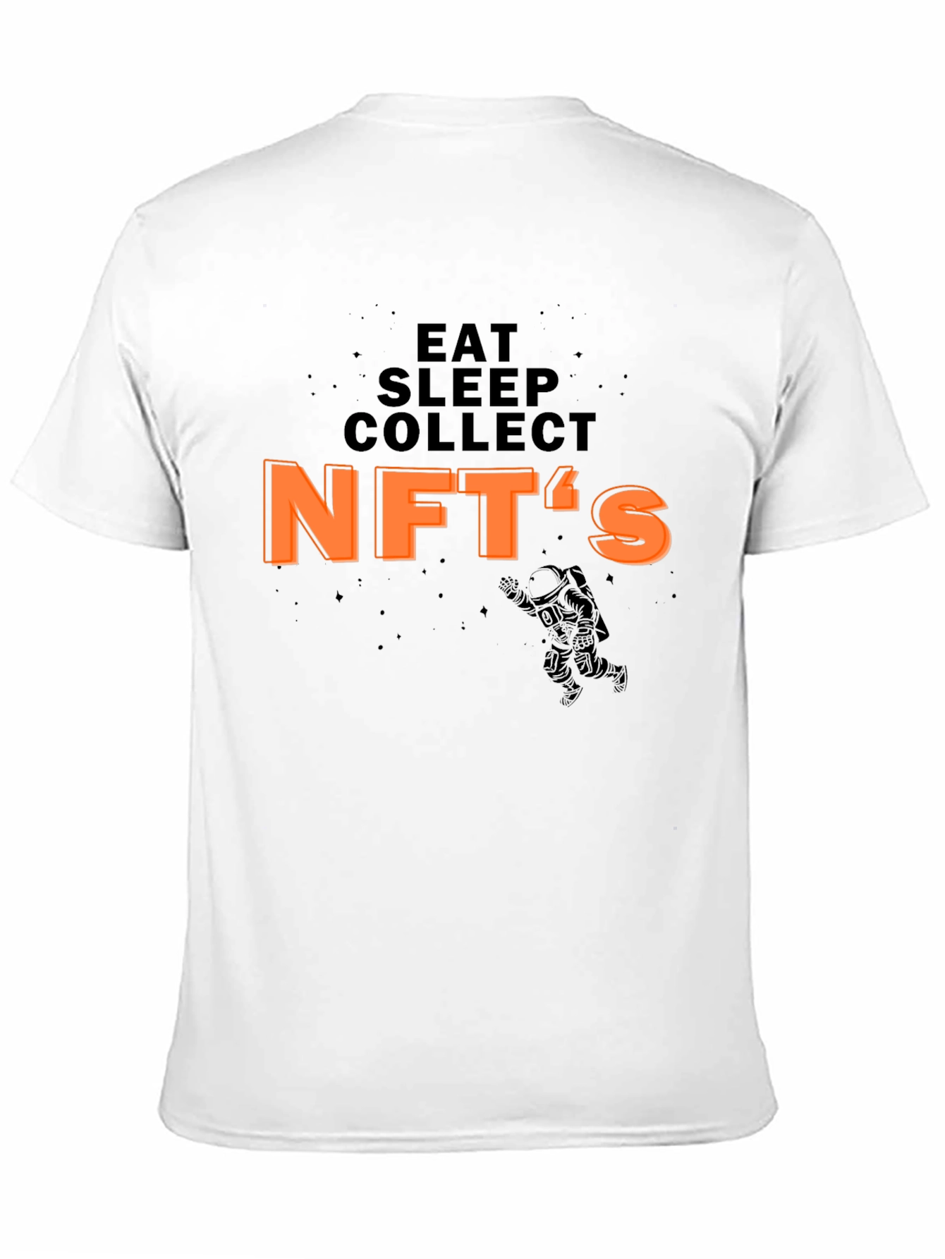 Eat Sleep Collect NFTs Black T-Shirt