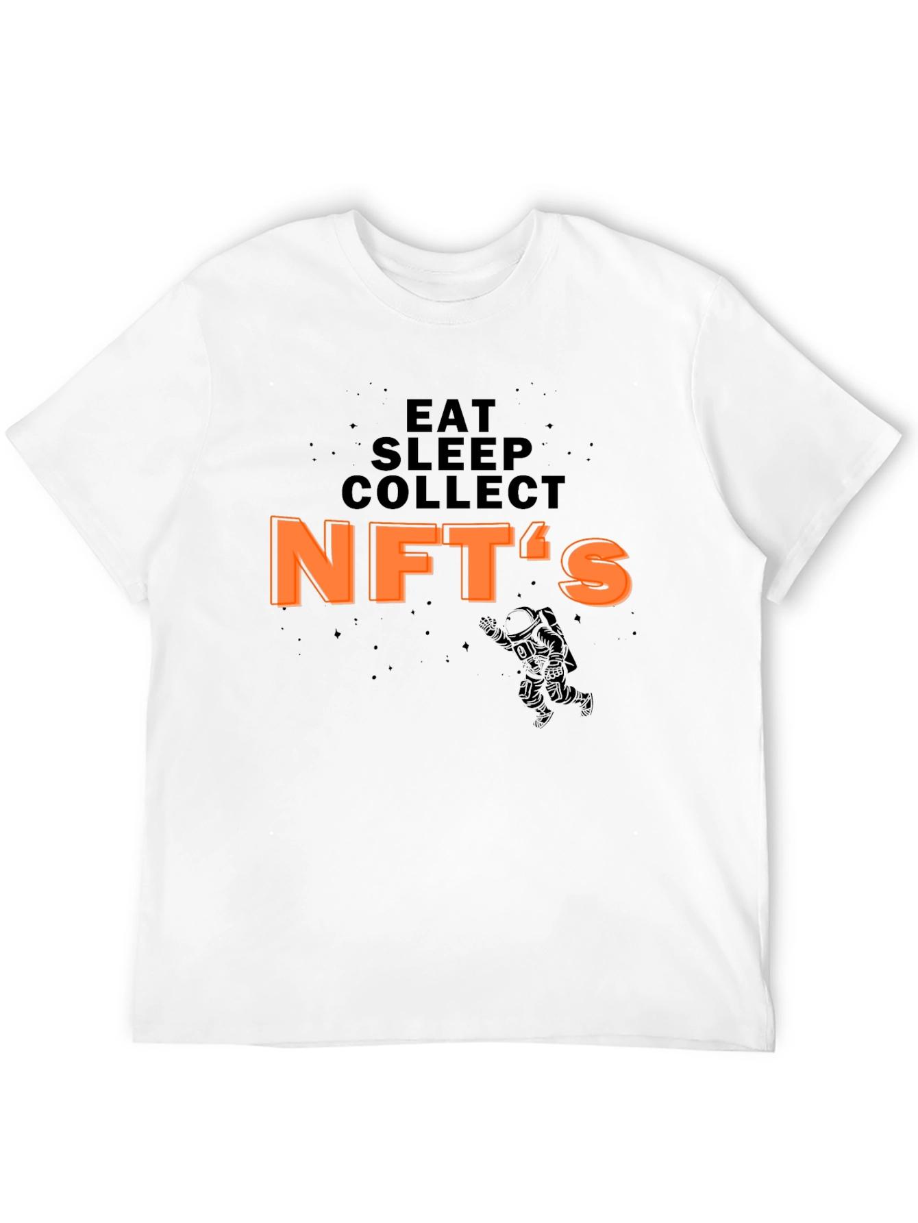 Eat Sleep Collect NFTs Black T-Shirt