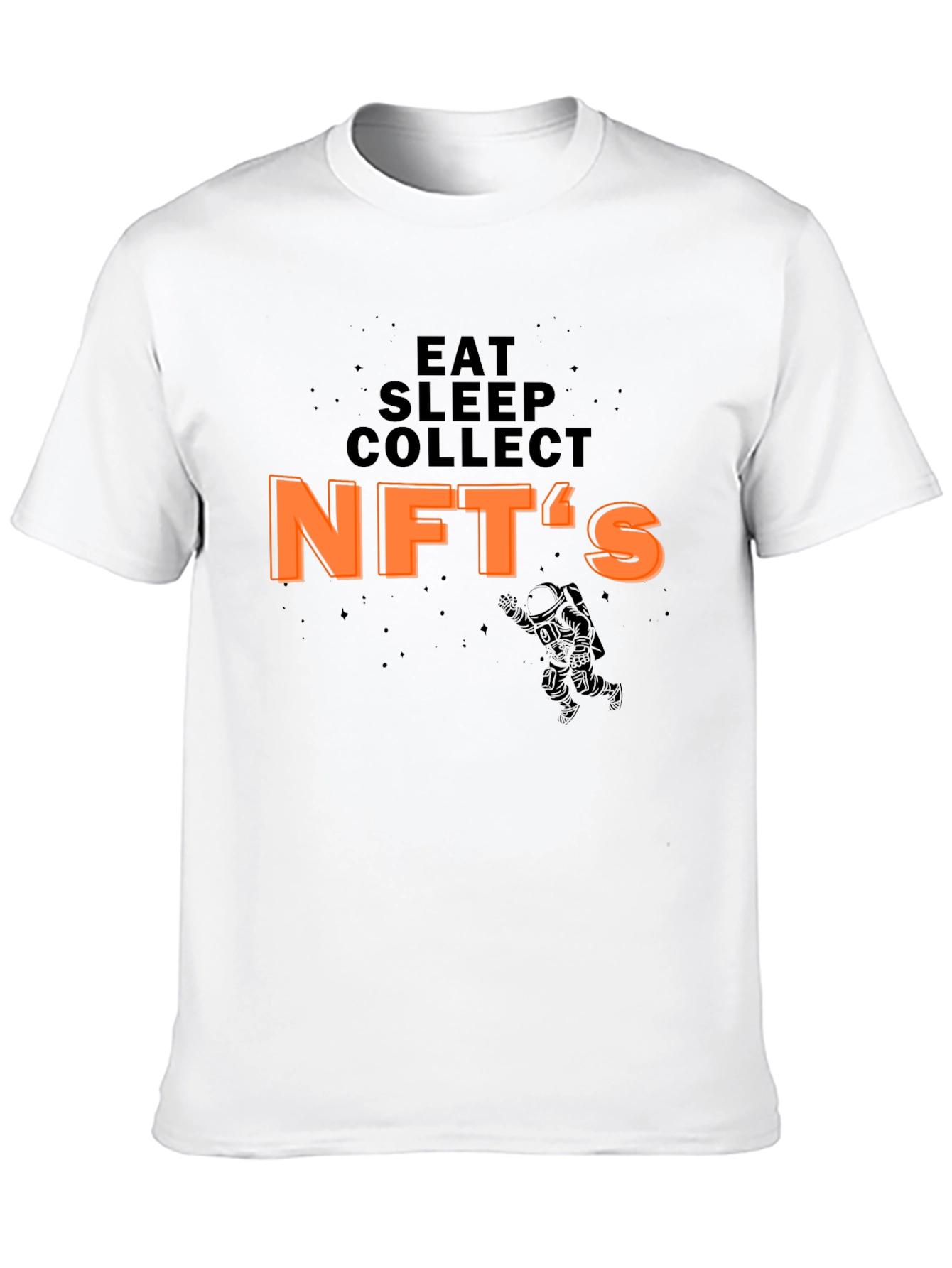 Eat Sleep Collect NFTs Black T-Shirt
