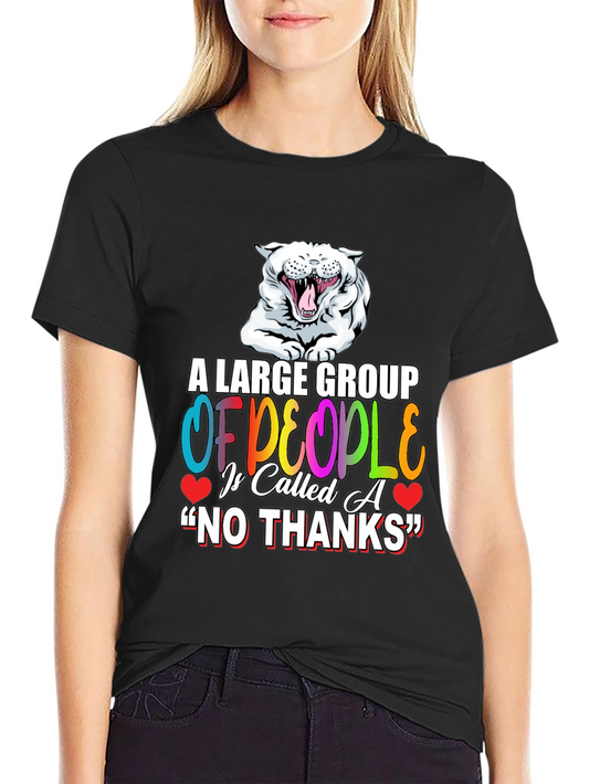 Funny No Thanks Graphic Tee