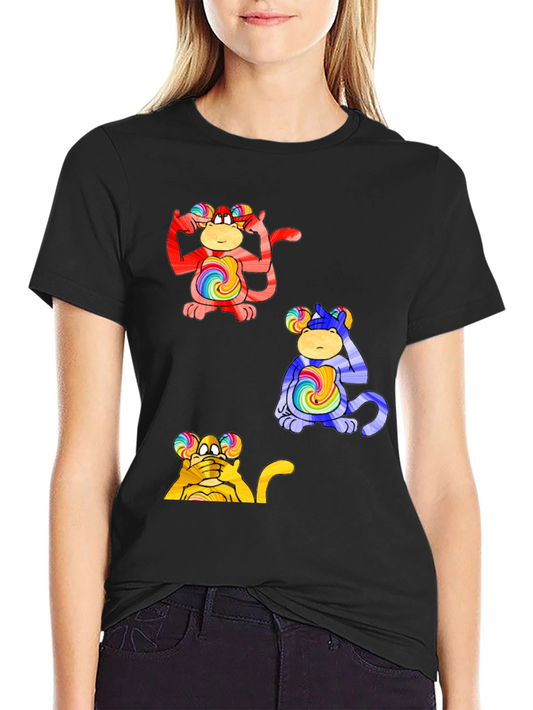 Funky Monkey Tee - Hear Think See No Evil