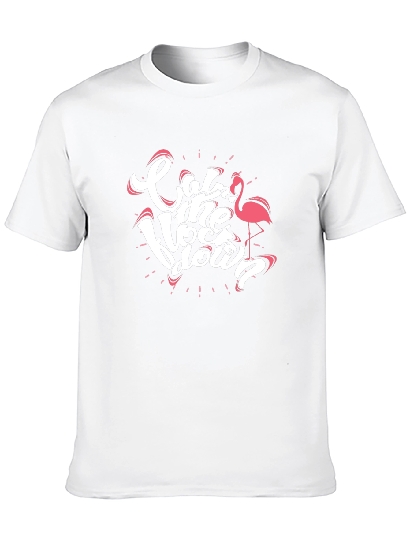 Eat the Lockdown Flamingo Graphic T-Shirt