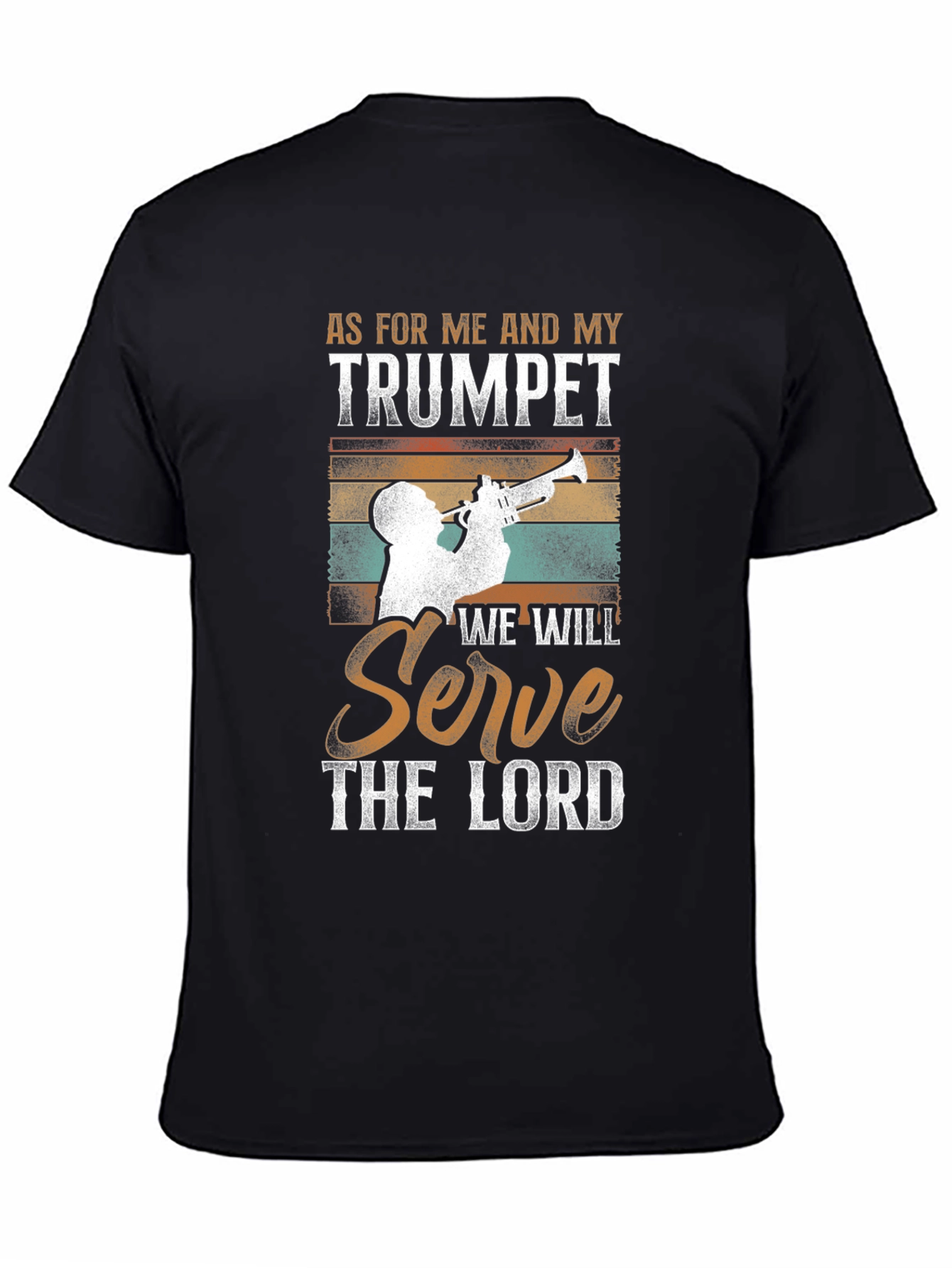 Trumpet Player T-Shirt - Religious Music Tee