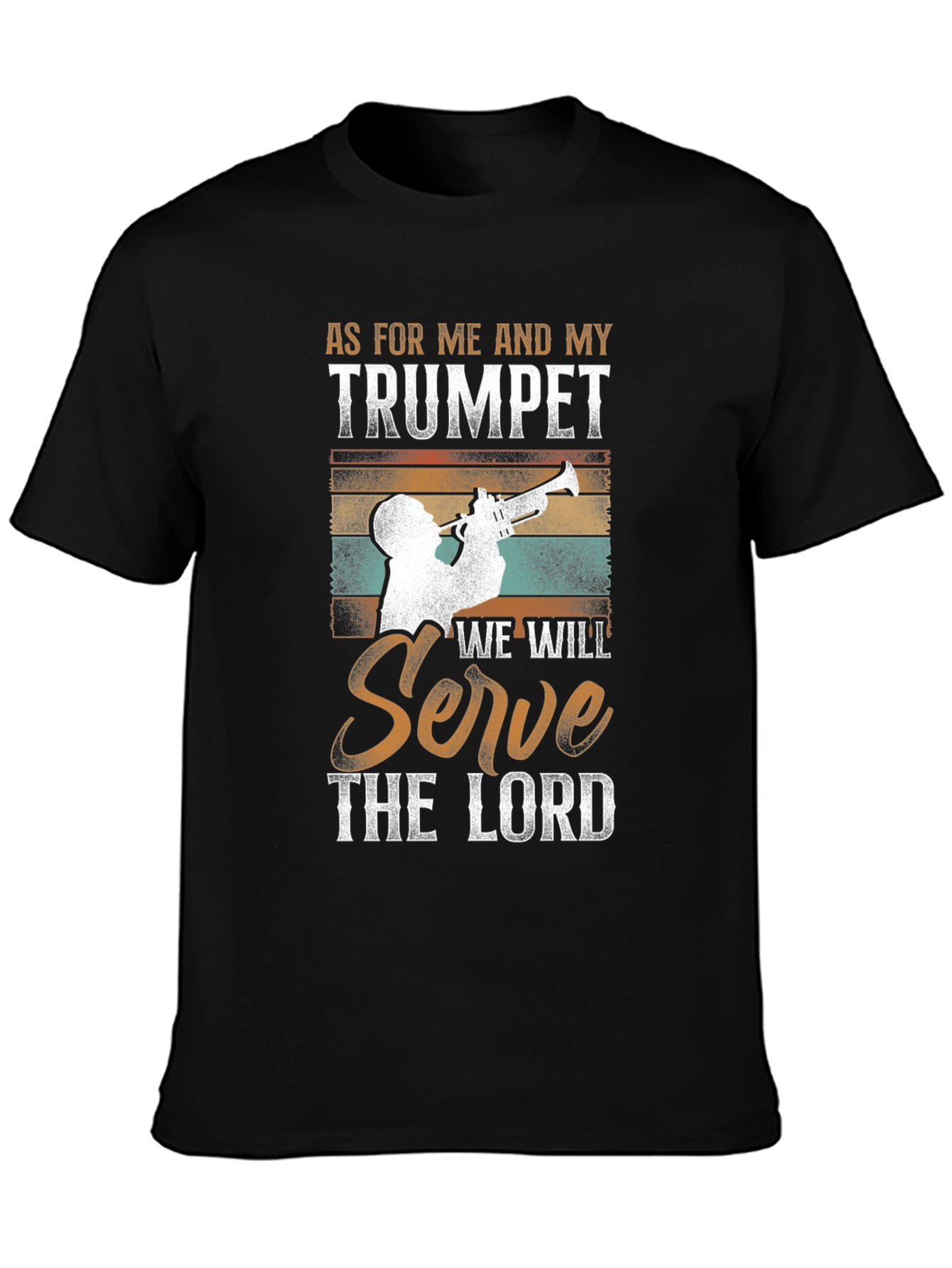 Trumpet Player T-Shirt - Religious Music Tee