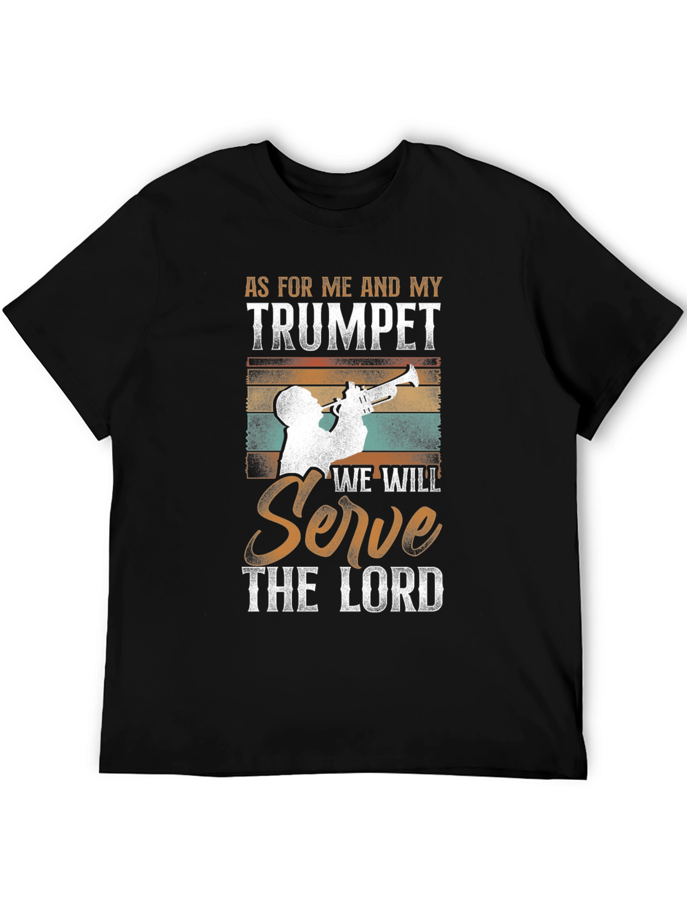 Trumpet Player T-Shirt - Religious Music Tee