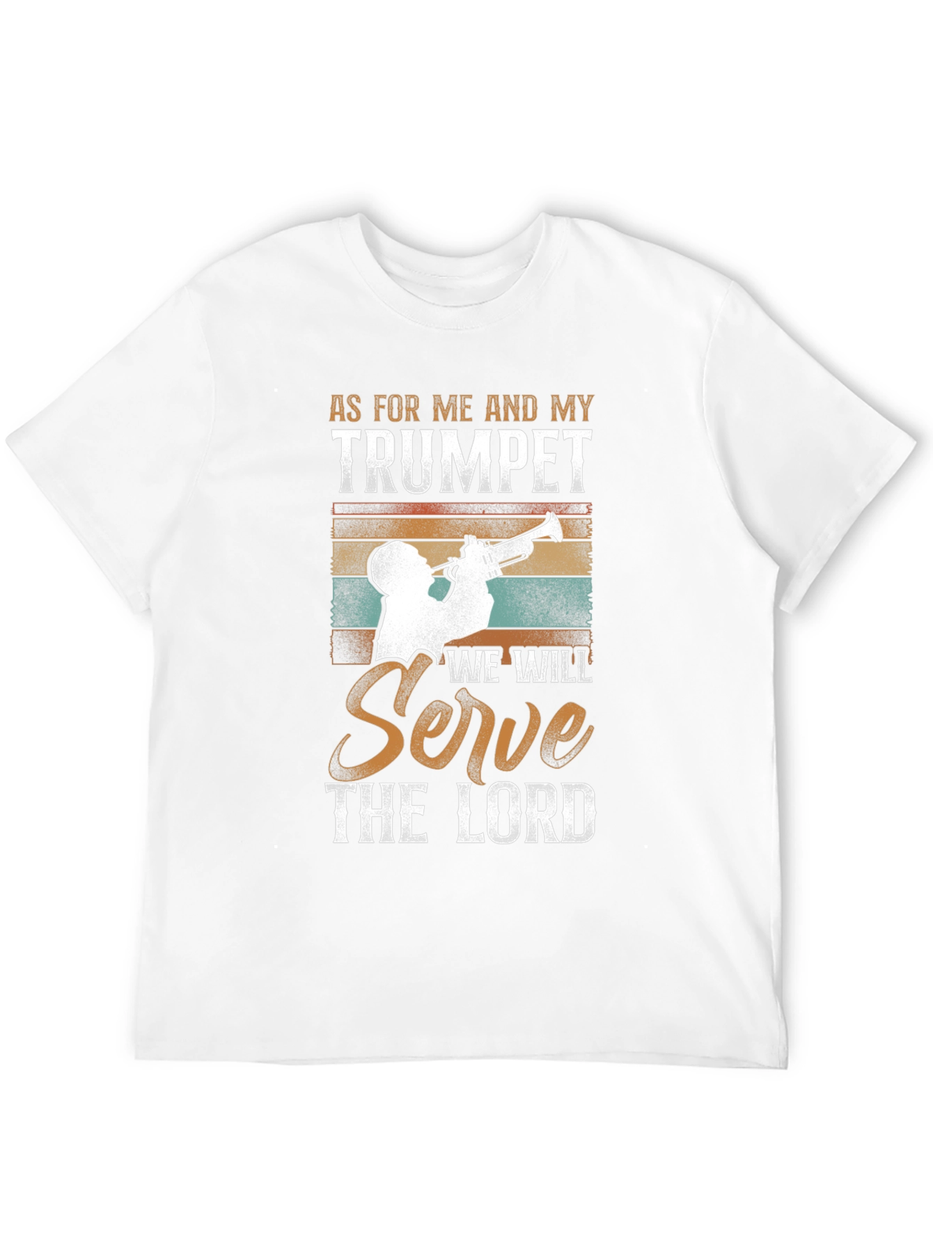 Trumpet Player T-Shirt - Religious Music Tee