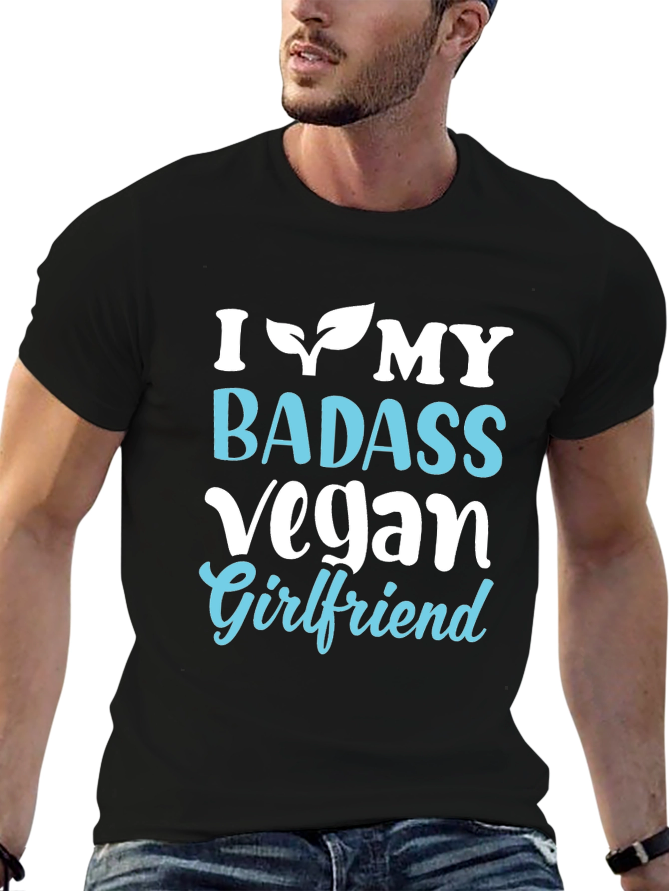 I Heart My Badass Vegan Girlfriend T-Shirt