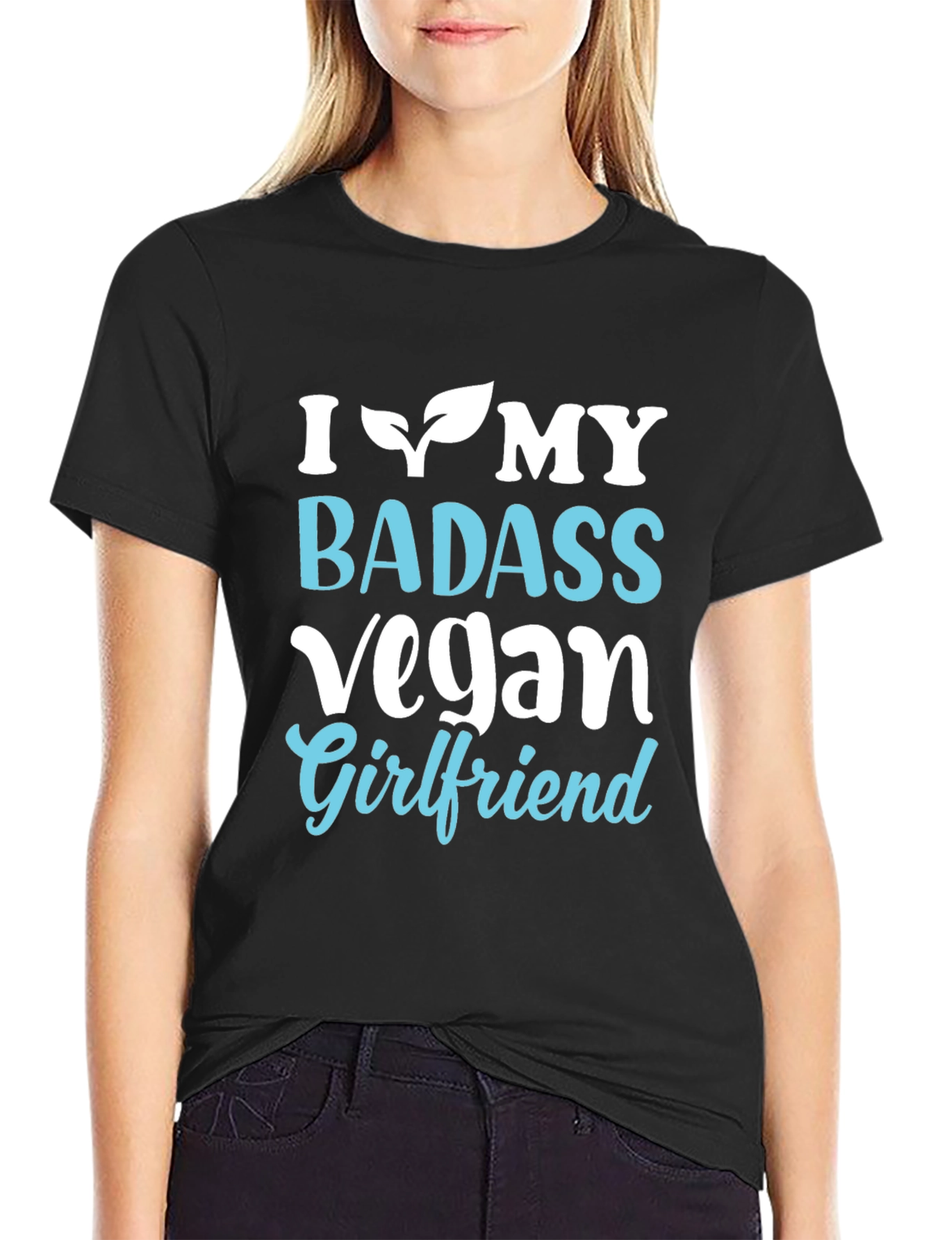 I Heart My Badass Vegan Girlfriend T-Shirt