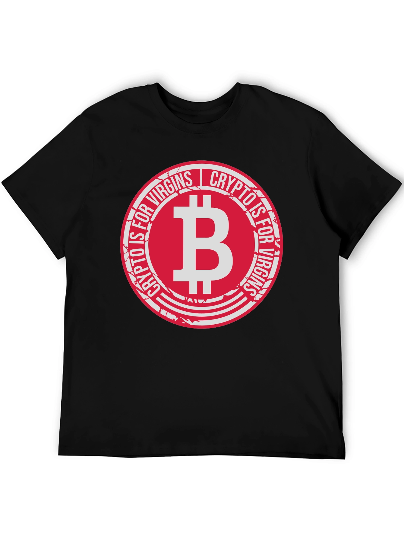 Crypto is for Virgins Black T-Shirt