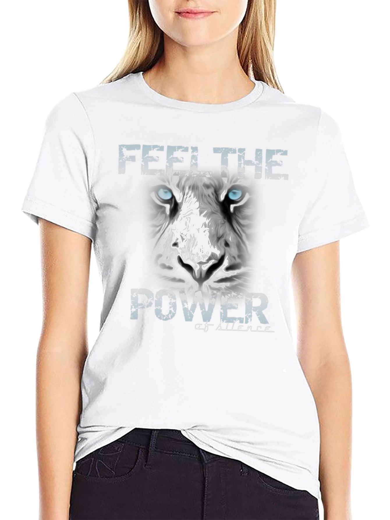 Feel the Power Tiger Graphic T-Shirt
