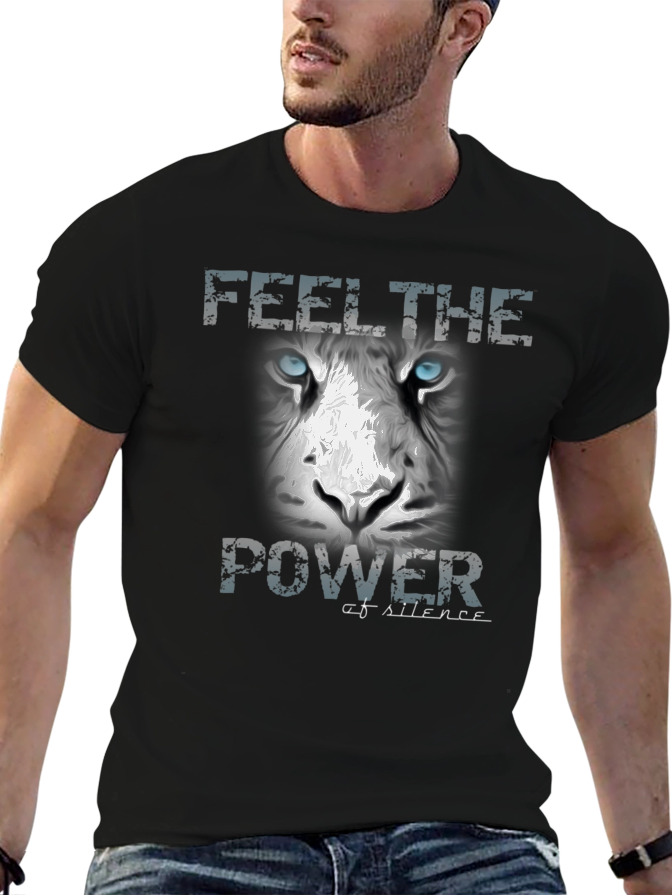 Feel the Power Tiger Graphic T-Shirt