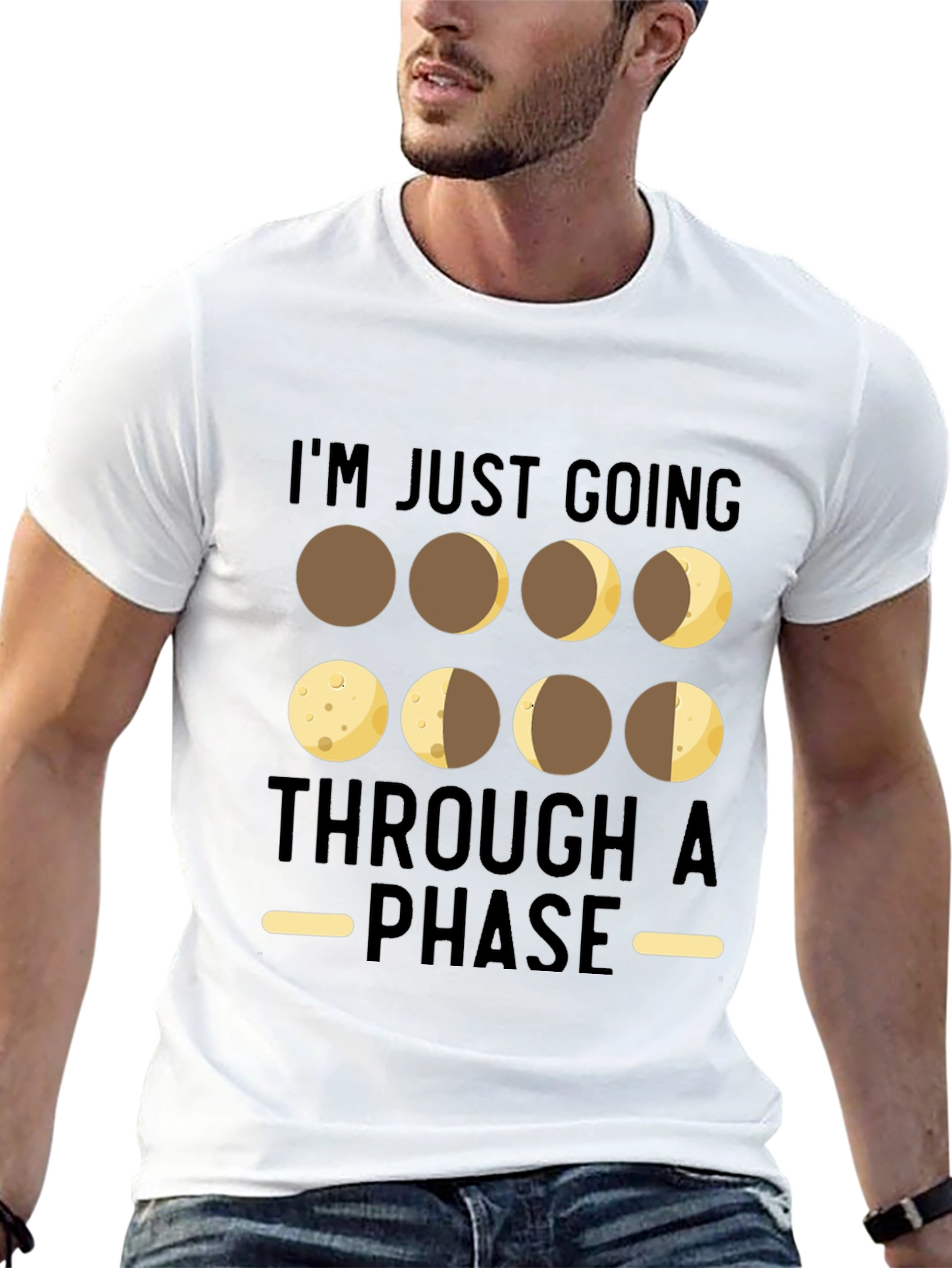 Moon Phases T-Shirt - Going Through A Phase Tee