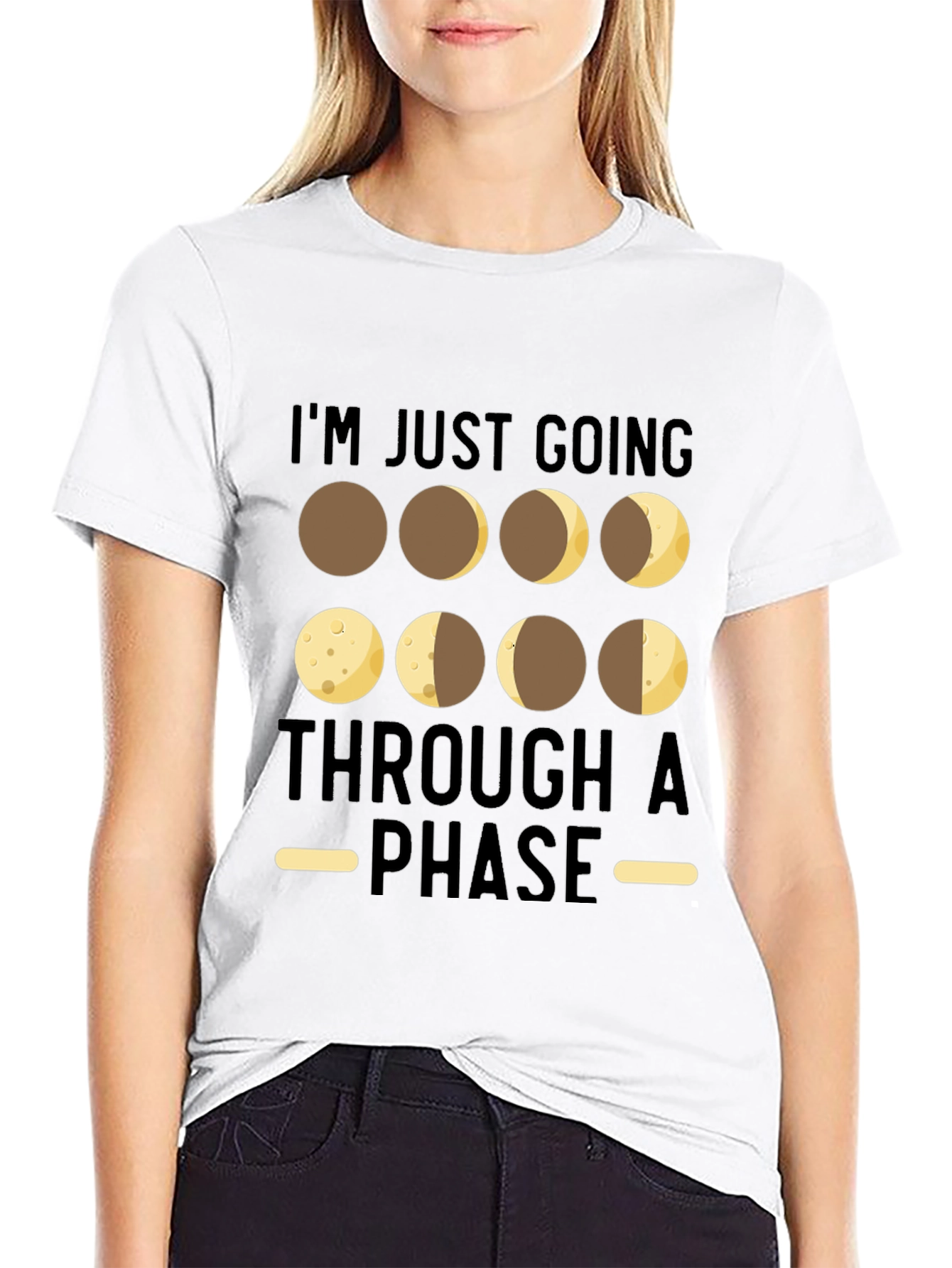 Moon Phases T-Shirt - Going Through A Phase Tee