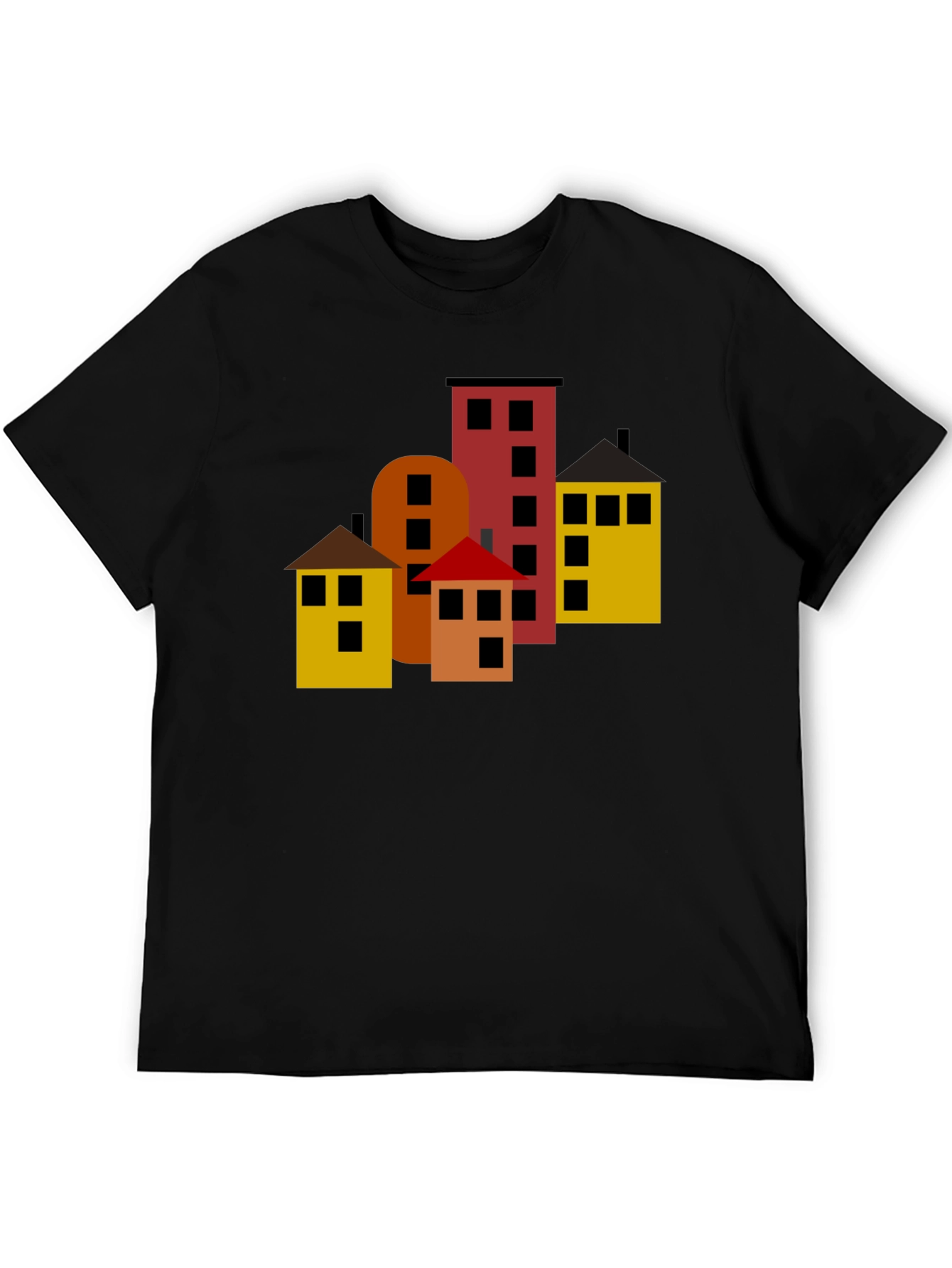 Cityscape Graphic Tee - Modern Urban Design
