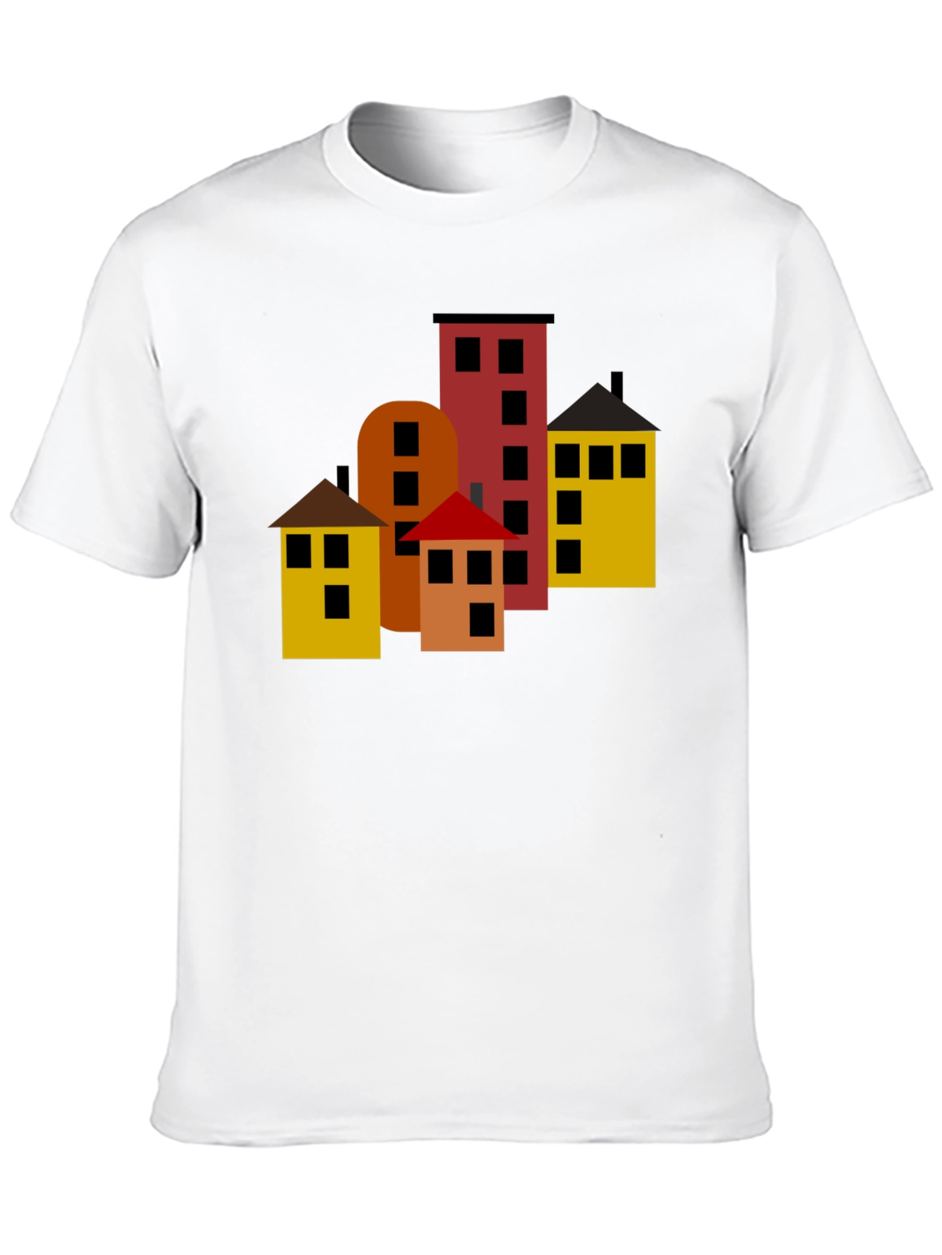 Cityscape Graphic Tee - Modern Urban Design