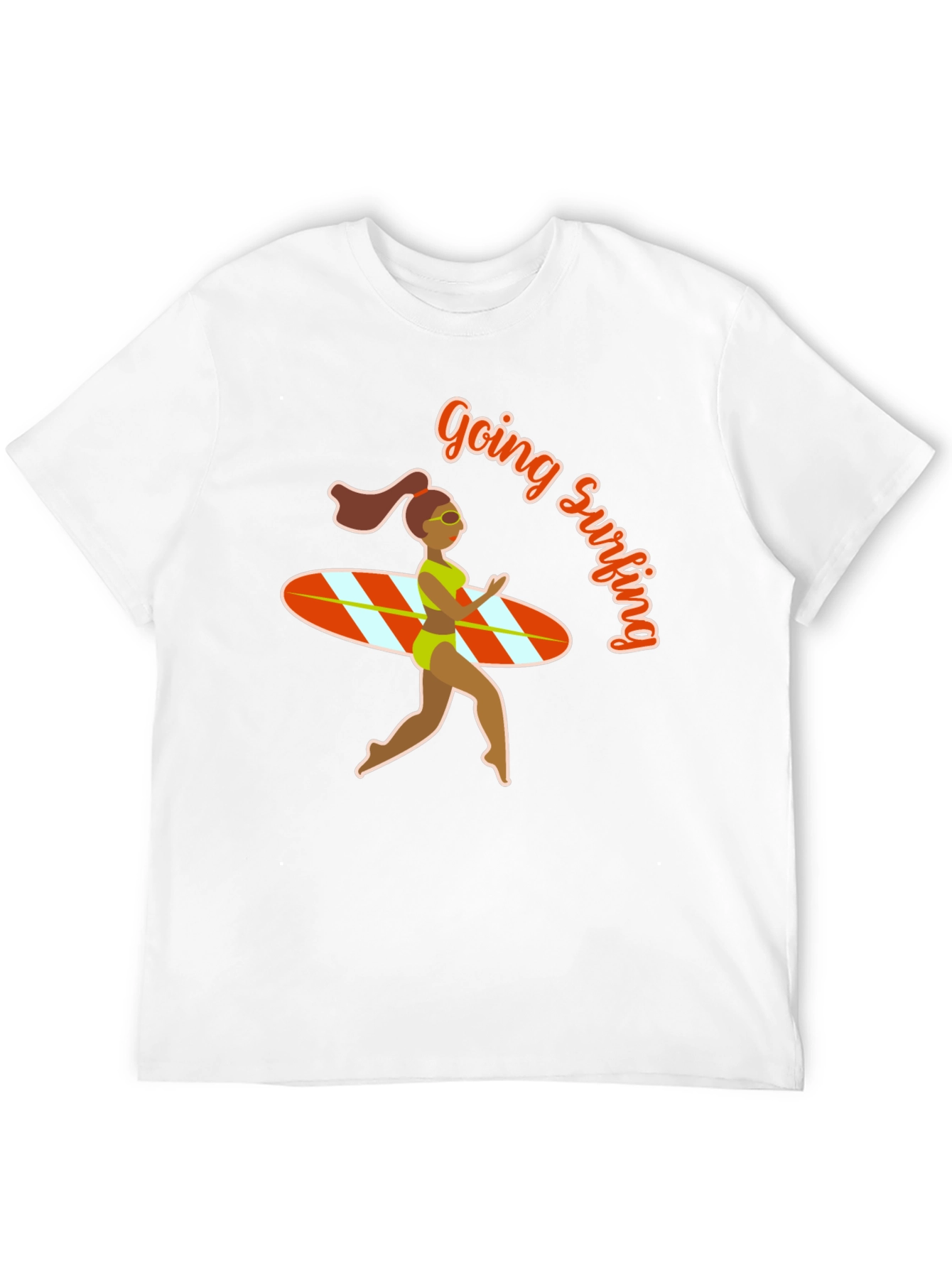 Going Surfing Black T-Shirt