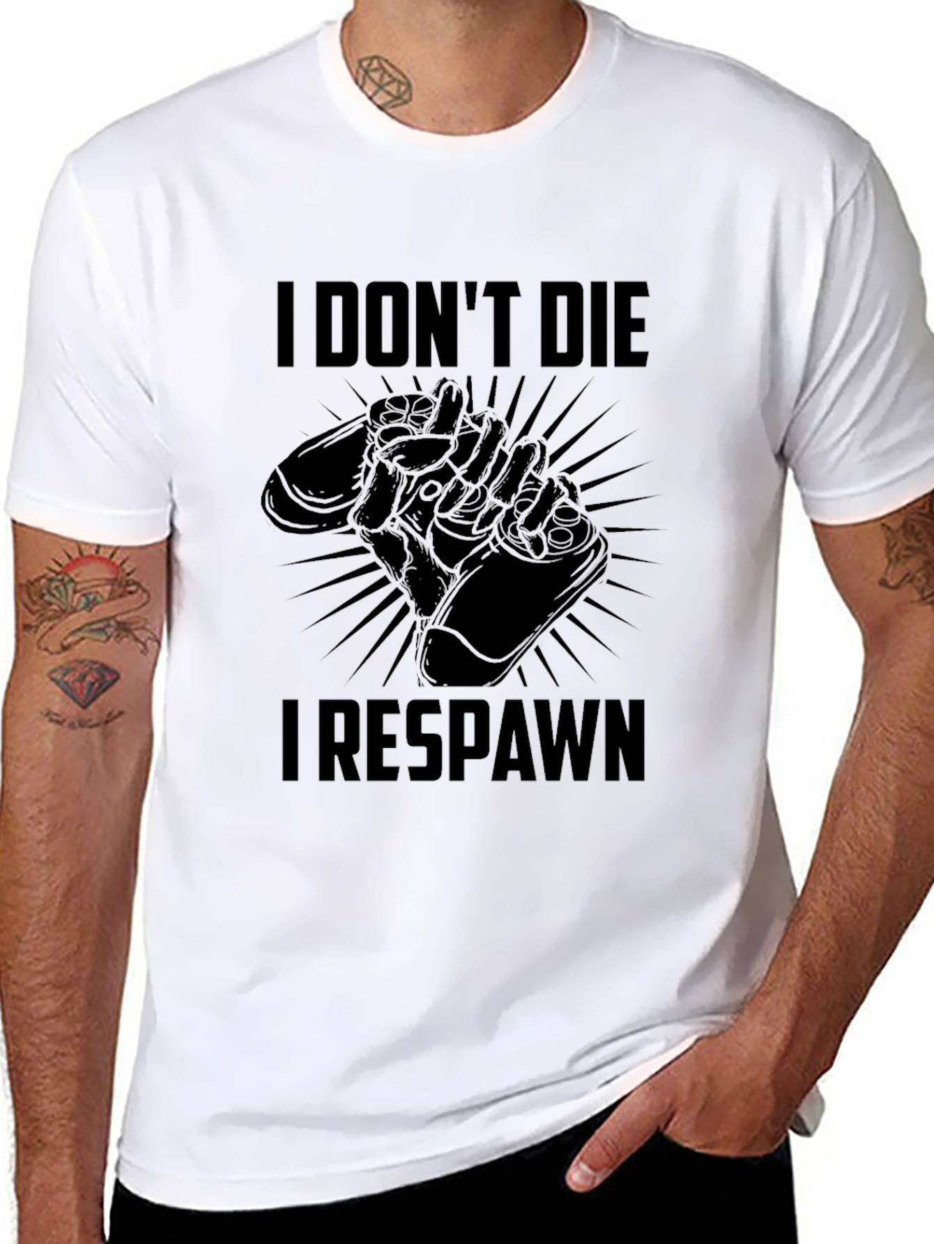I Dont Die I Respawn Gamer T-Shirt