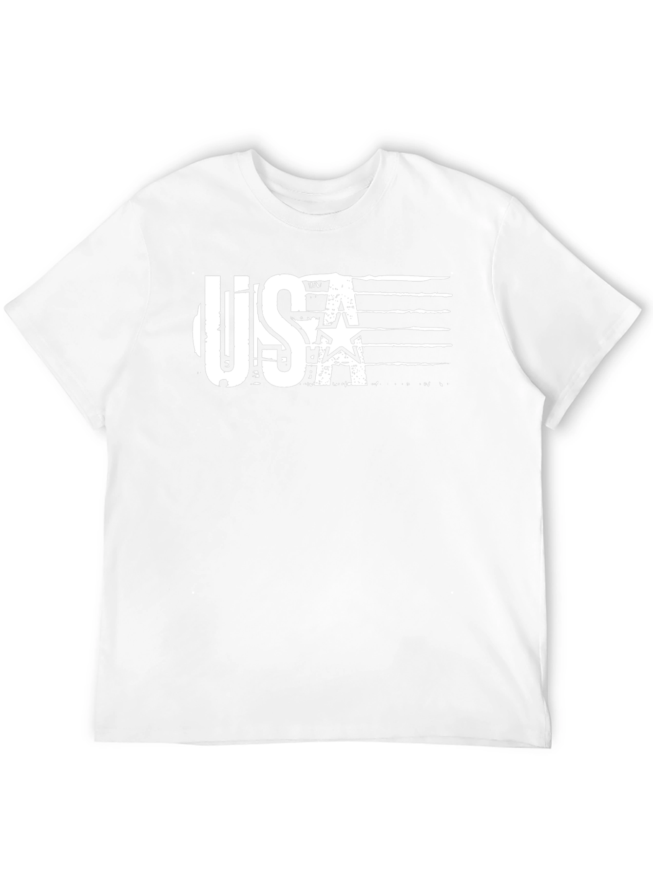 USA Patriotic Graphic Tee - Black
