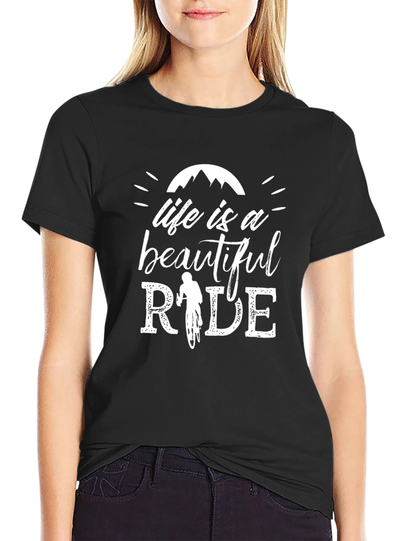 Life is a Beautiful Ride T-Shirt Mountain Biking Tee