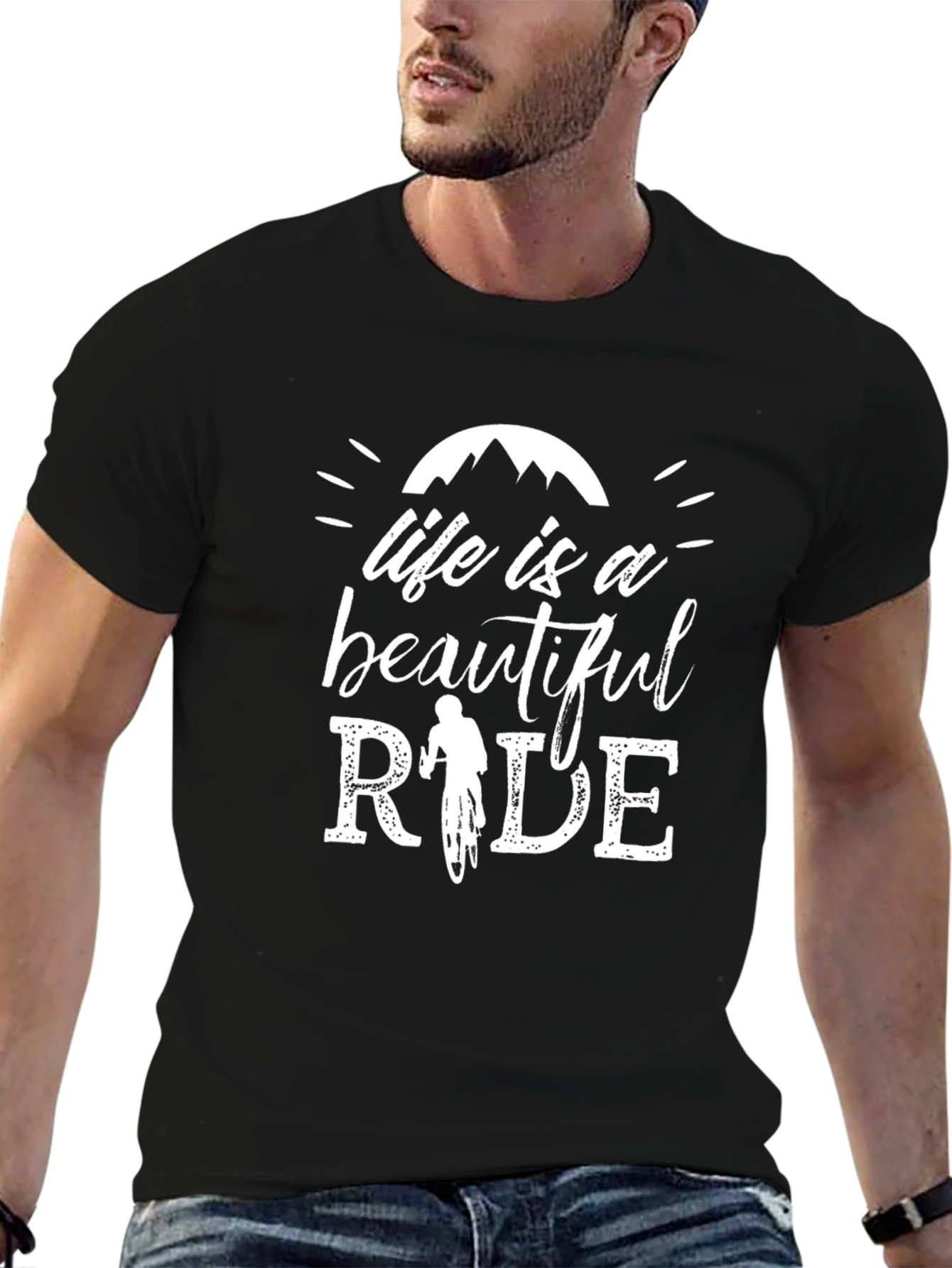 Life is a Beautiful Ride T-Shirt Mountain Biking Tee