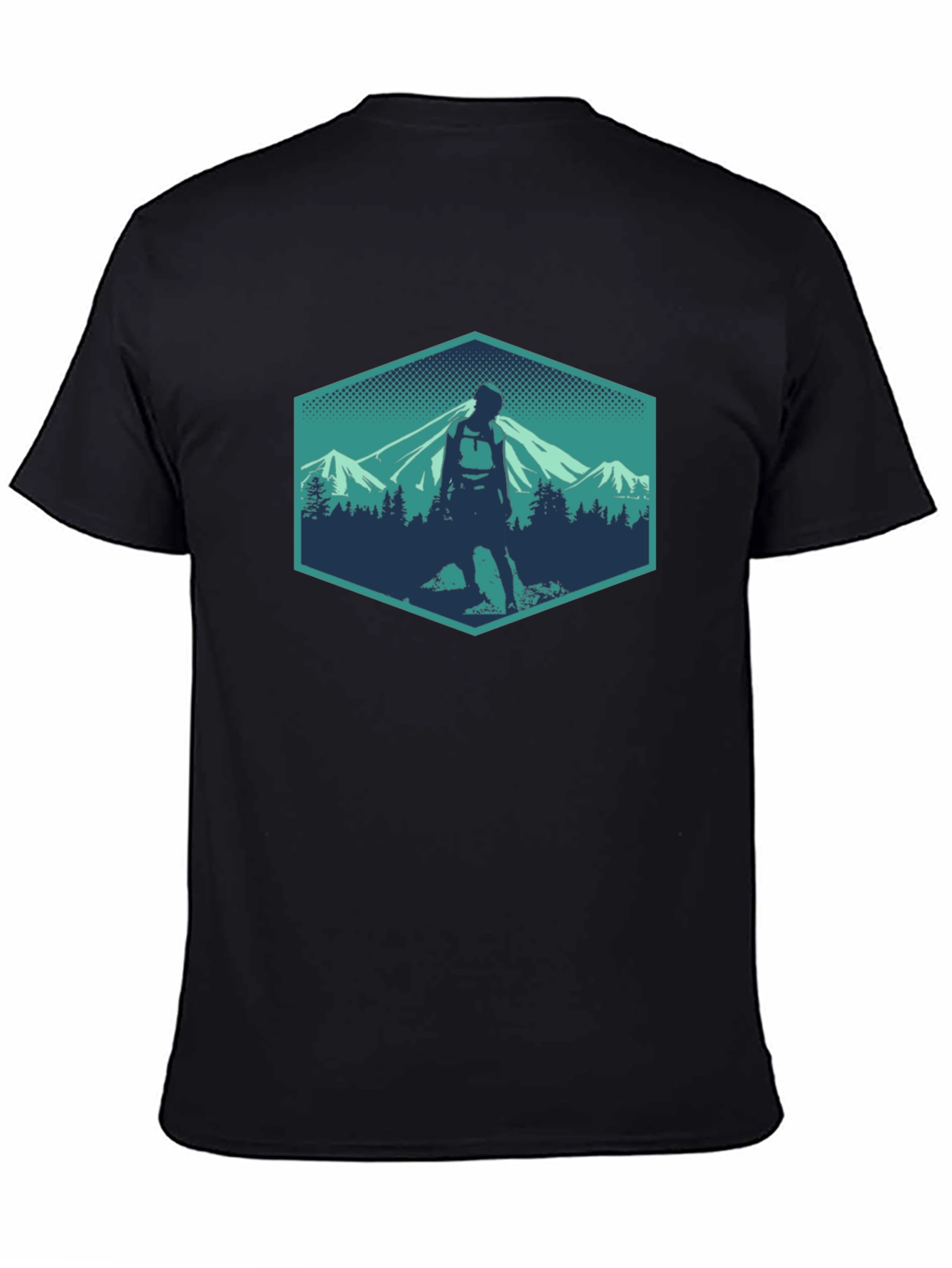 Hiking Adventure Graphic Tee - Mountain Scene