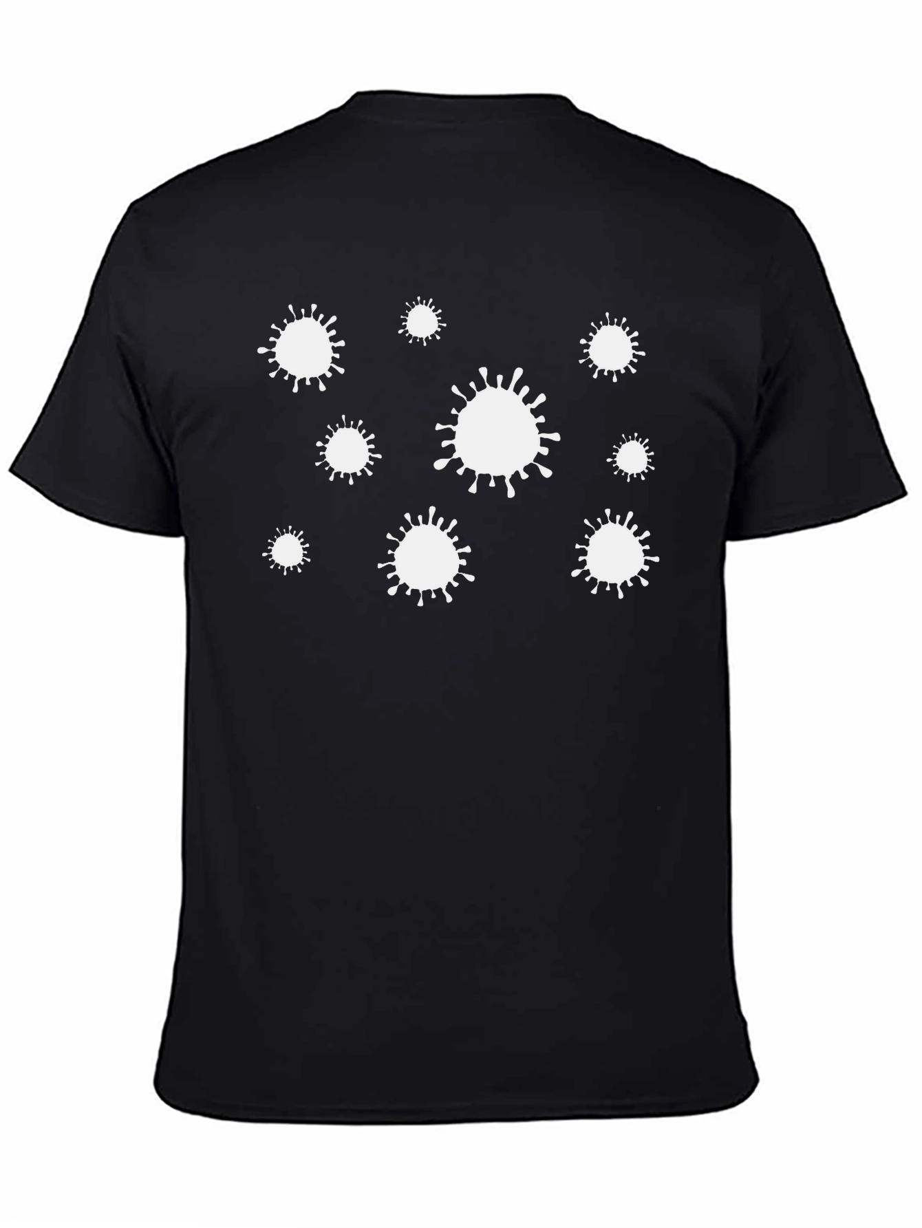 Corona Virus Graphic Tee - Black