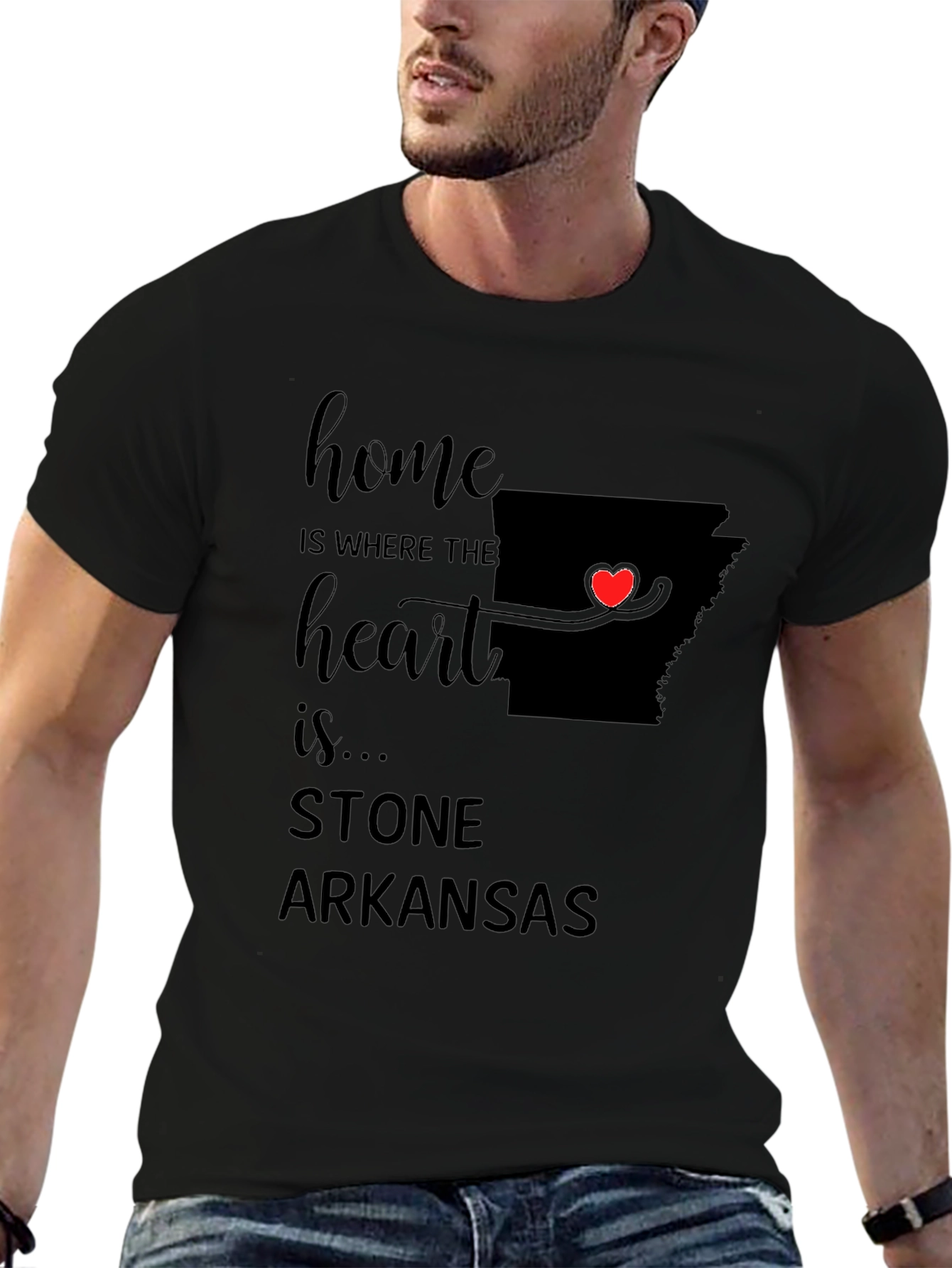 Home is Where the Heart Is Arkansas T-Shirt