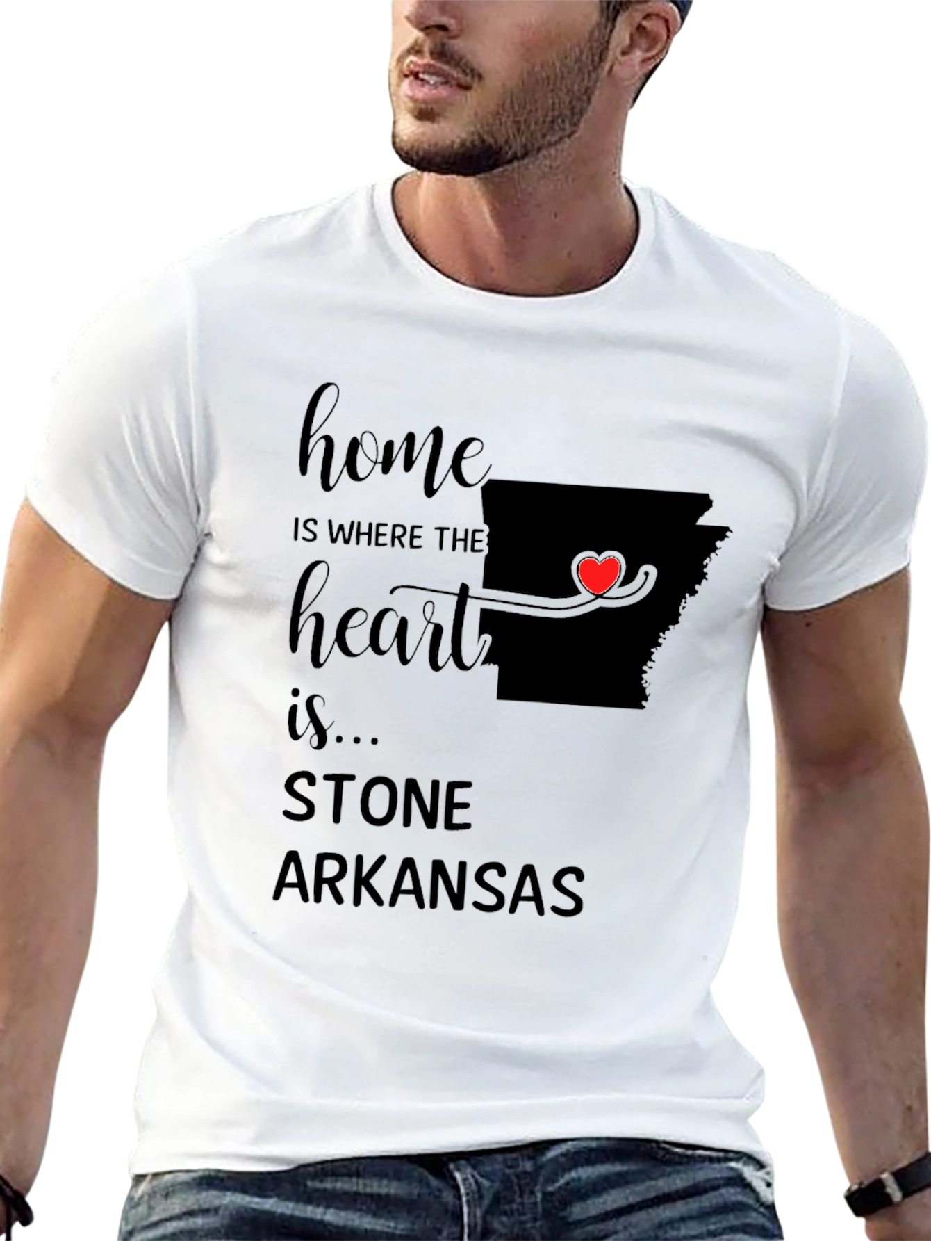 Home is Where the Heart Is Arkansas T-Shirt