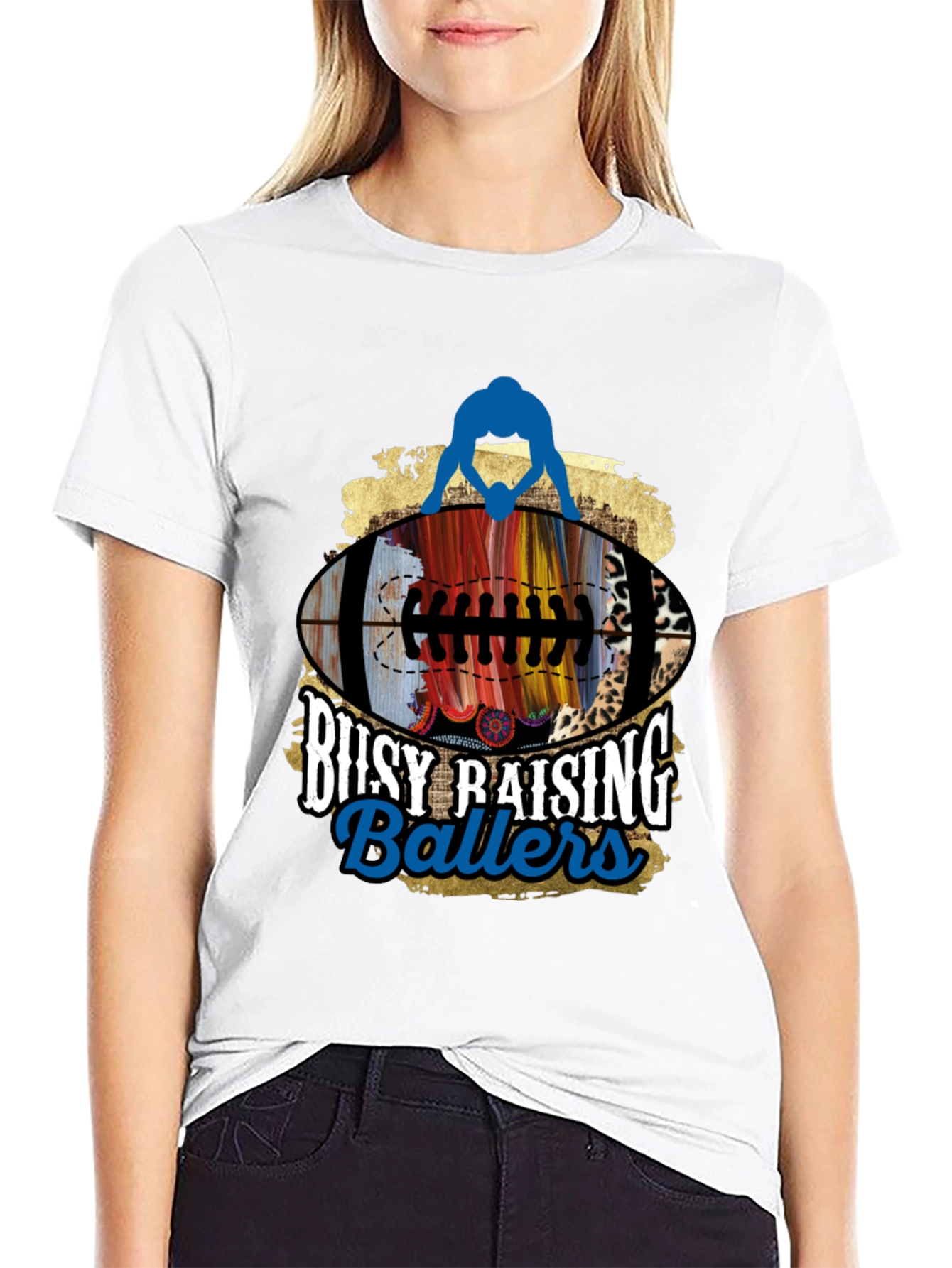 Busy Raising Ballers Graphic Tee