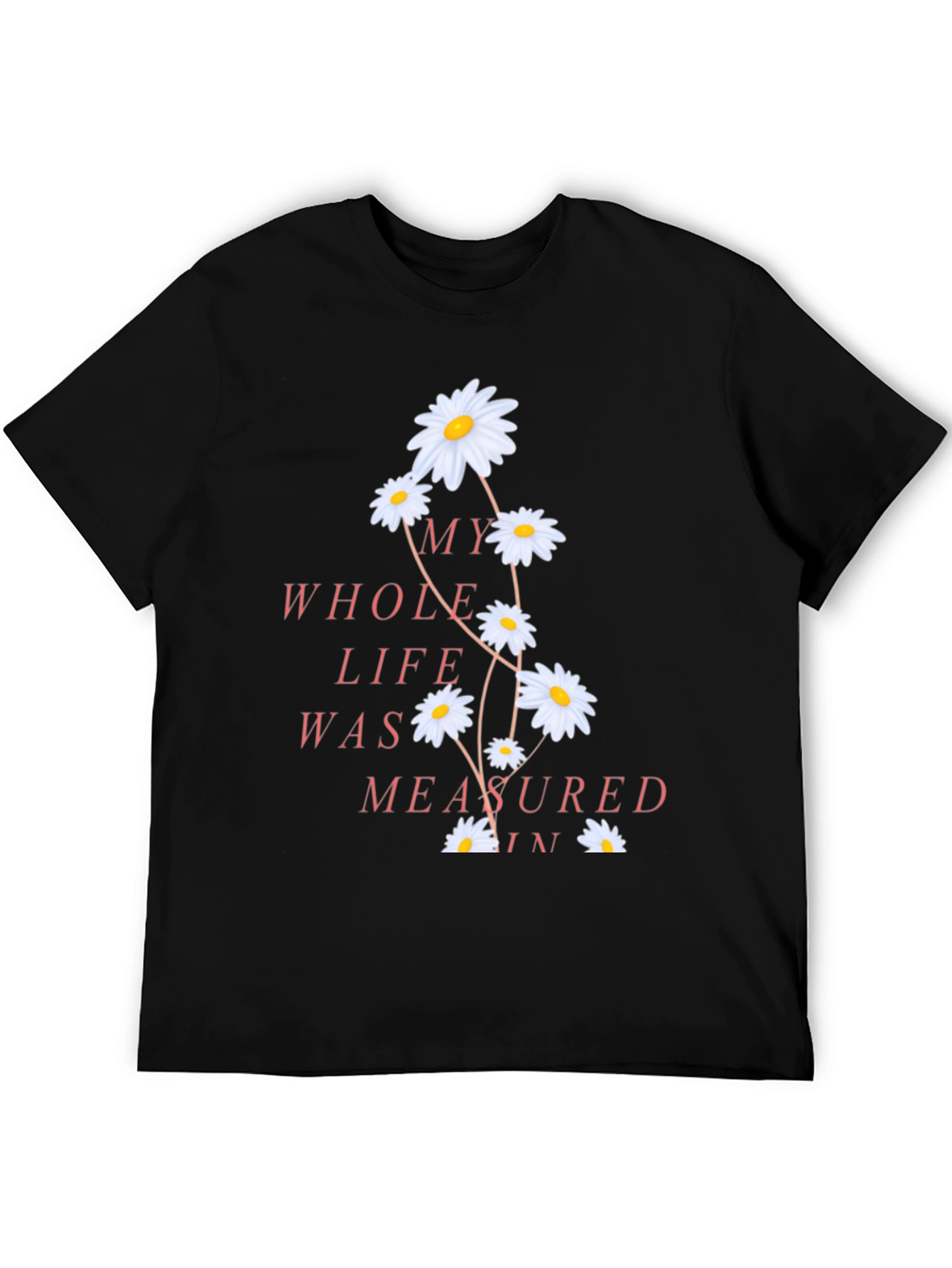 Floral Quote Tee - Measured in Daisies