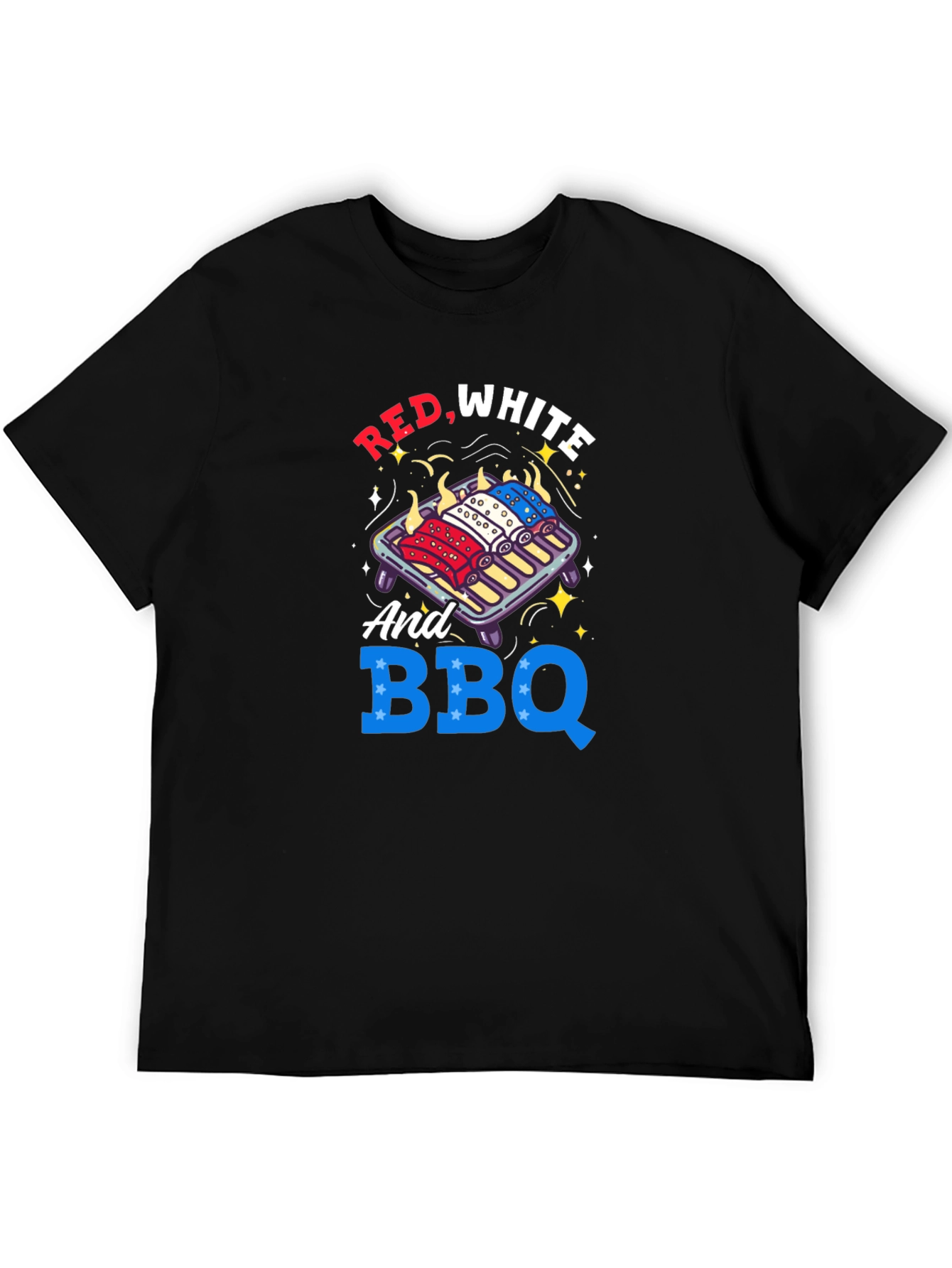 Red White and BBQ Patriotic T-Shirt