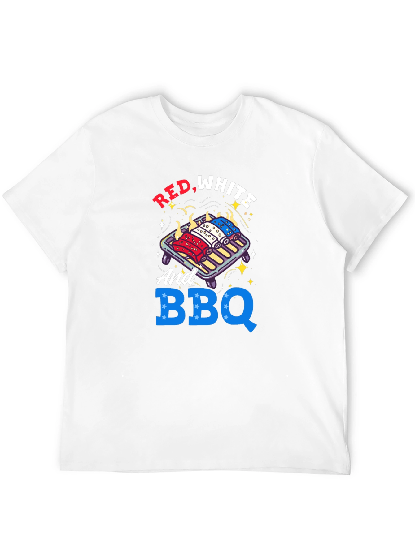 Red White and BBQ Patriotic T-Shirt