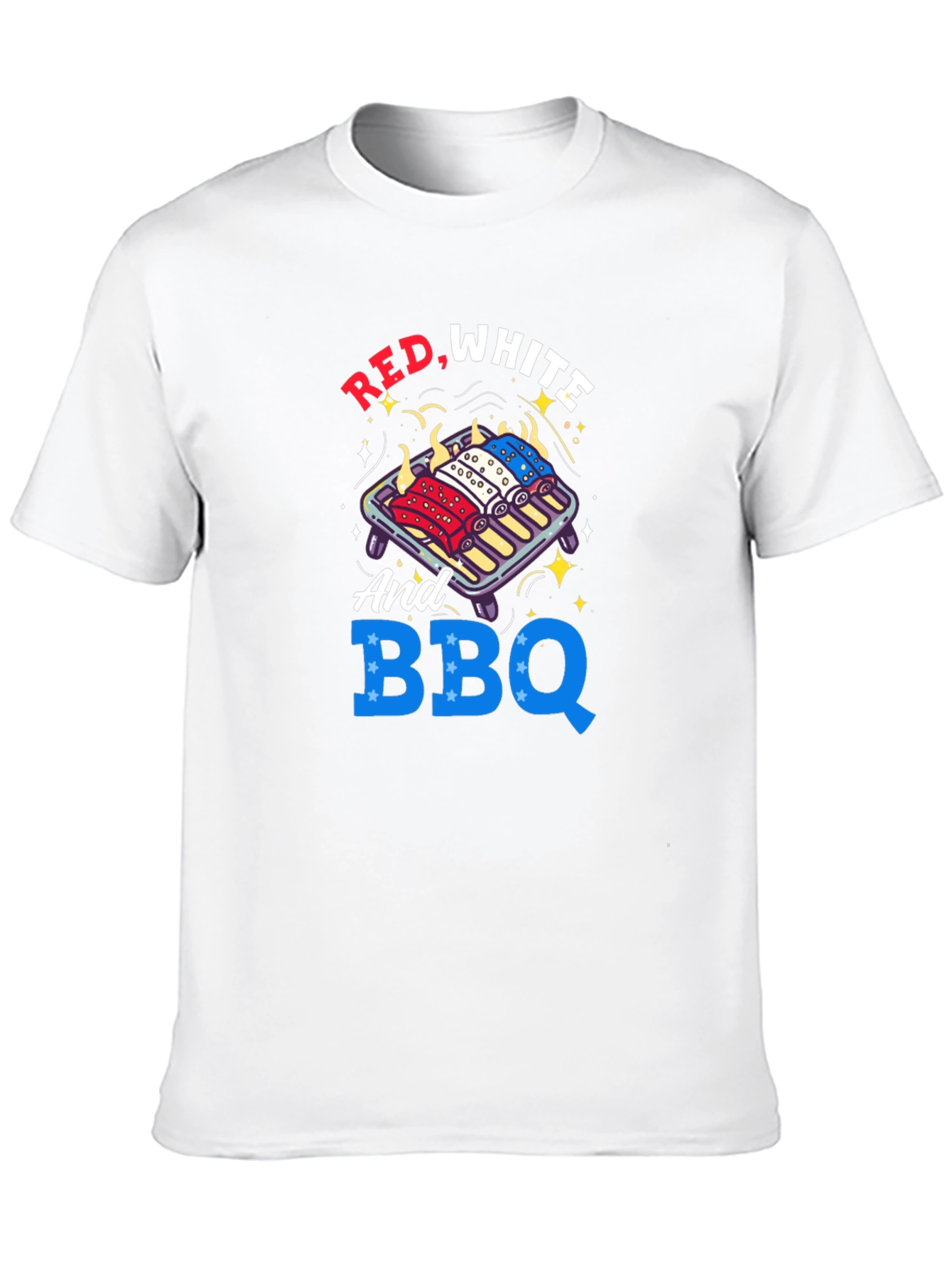 Red White and BBQ Patriotic T-Shirt