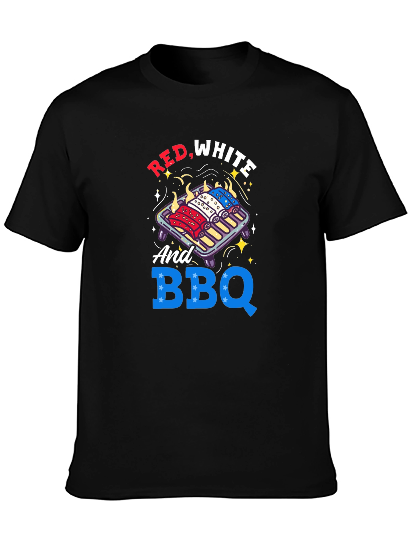 Red White and BBQ Patriotic T-Shirt