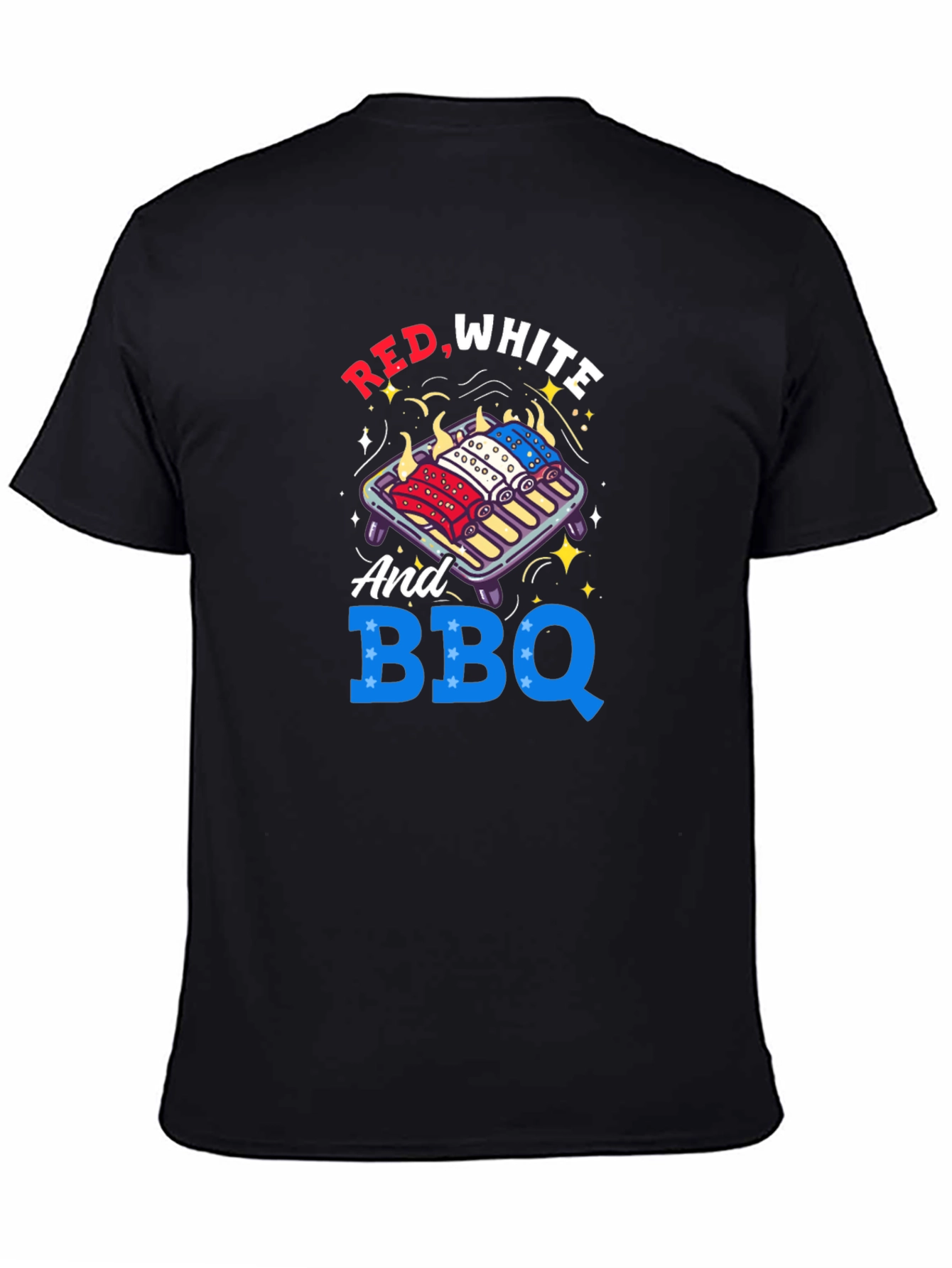 Red White and BBQ Patriotic T-Shirt