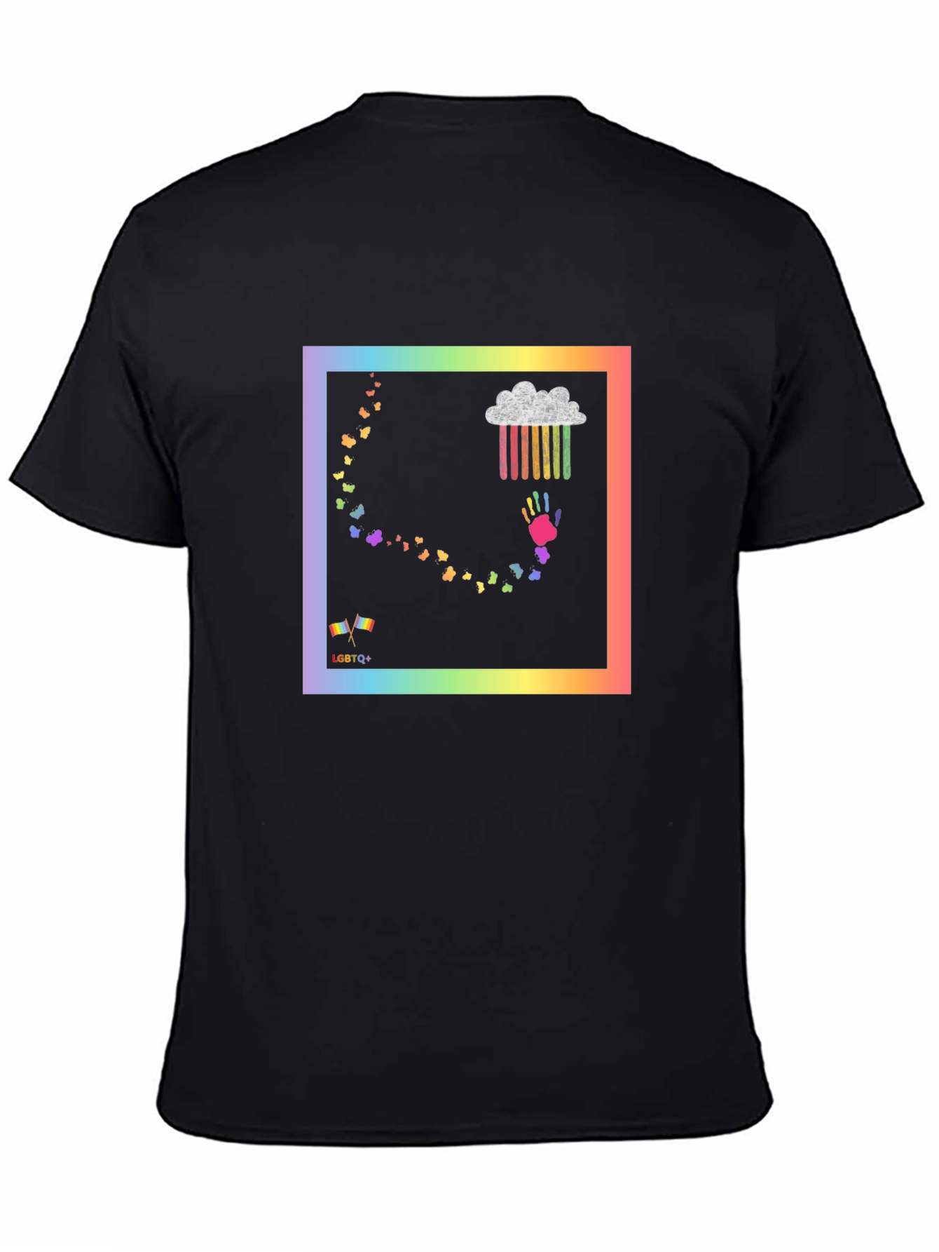 LGBTQ+ Rainbow Graphic T-Shirt - Pride & Support