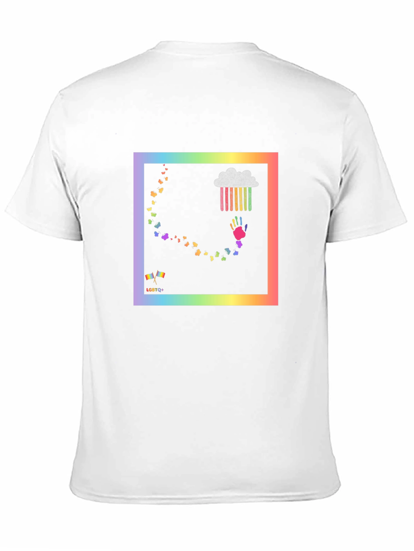 LGBTQ+ Rainbow Graphic T-Shirt - Pride & Support