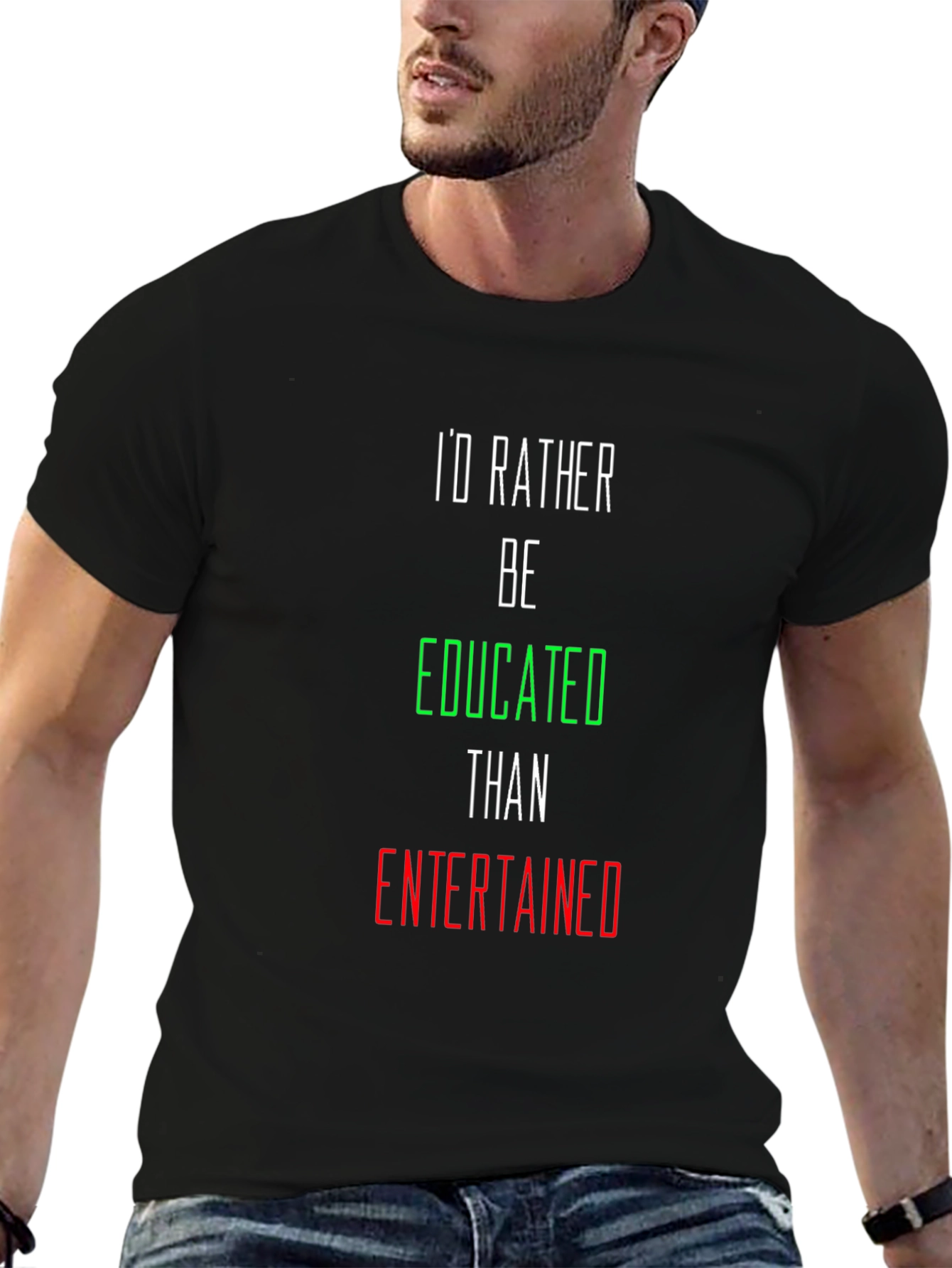 Educated over Entertained Graphic Tee