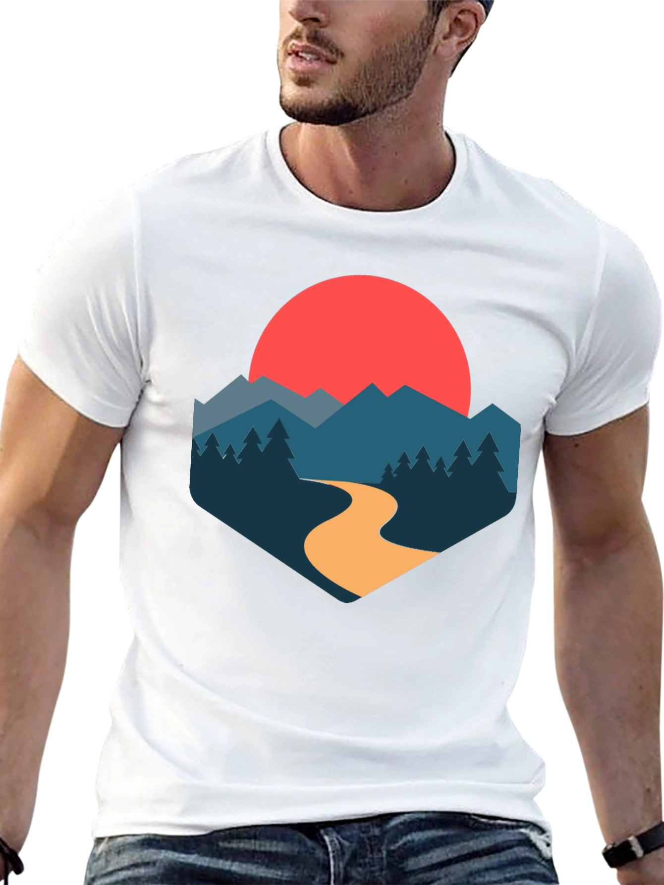 Nature Inspired Graphic T-Shirt