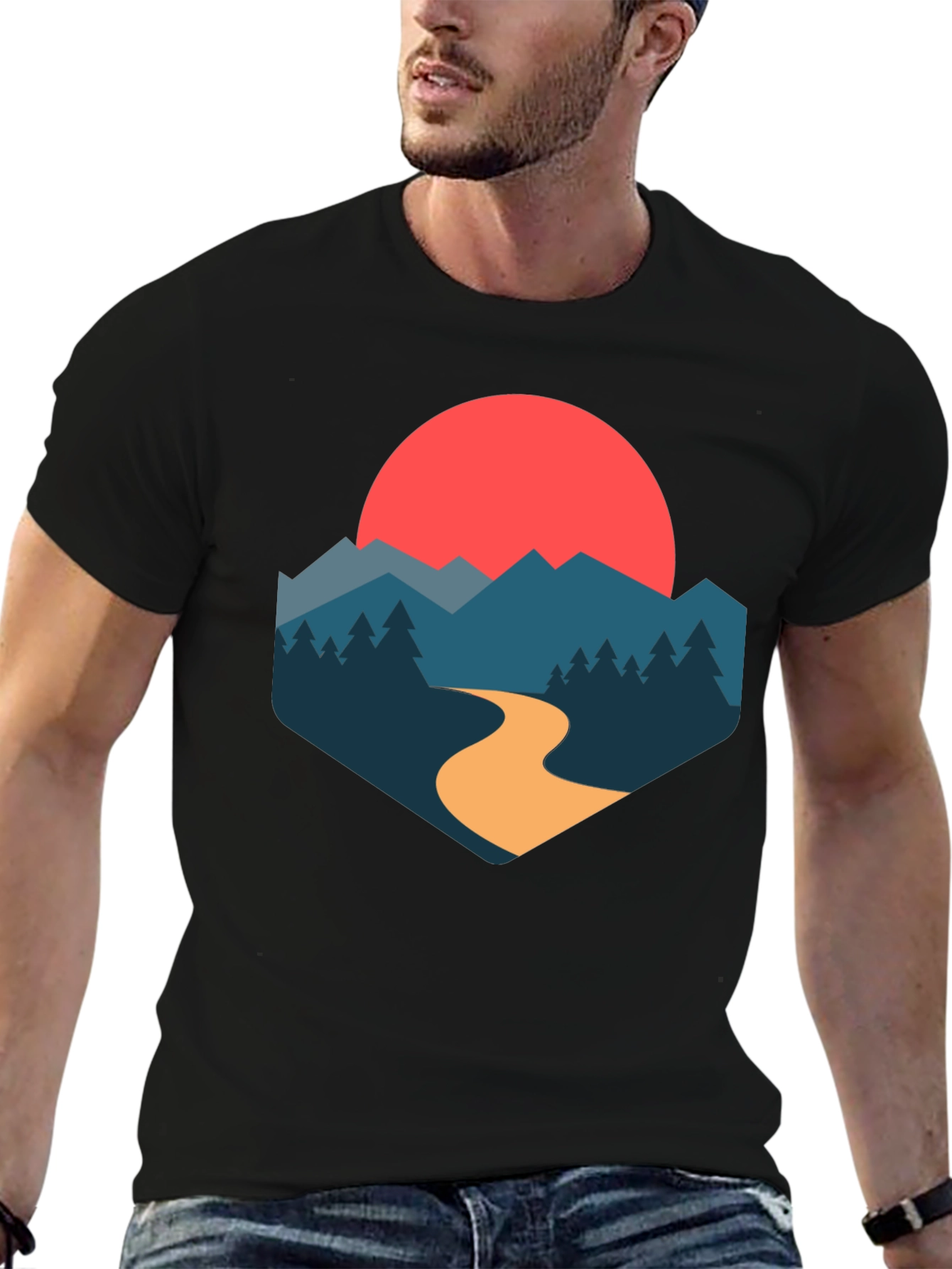 Nature Inspired Graphic T-Shirt
