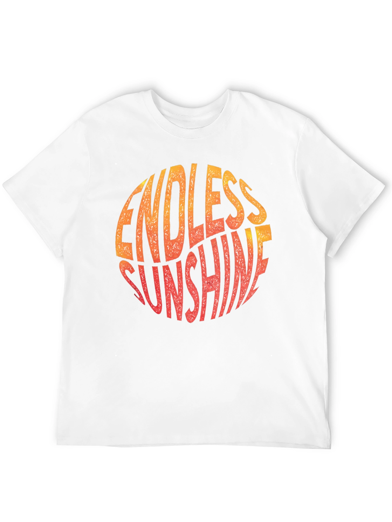 Endless Sunshine Graphic Print Black T-Shirt