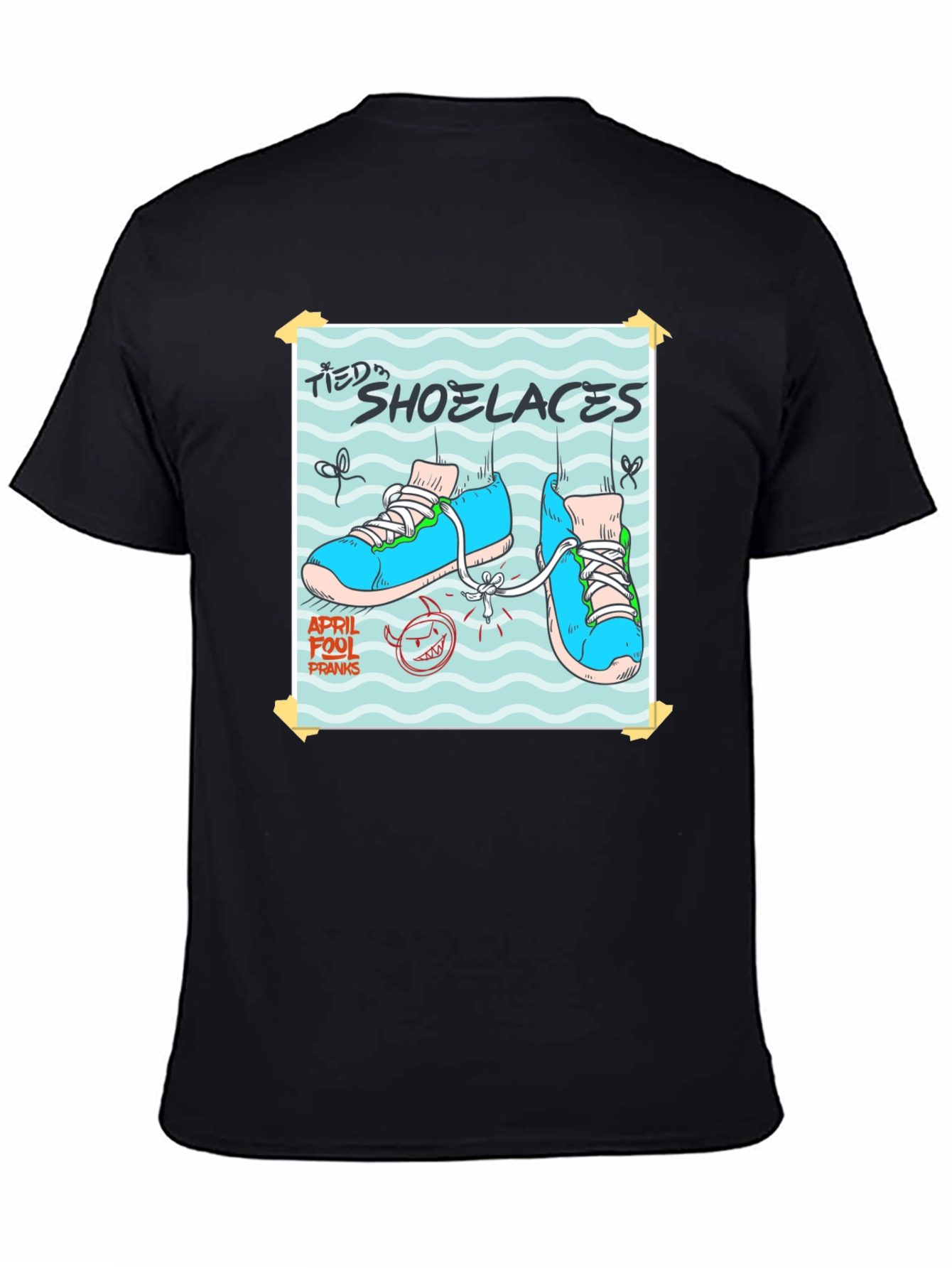 April Fools Shoelaces Prank T-Shirt